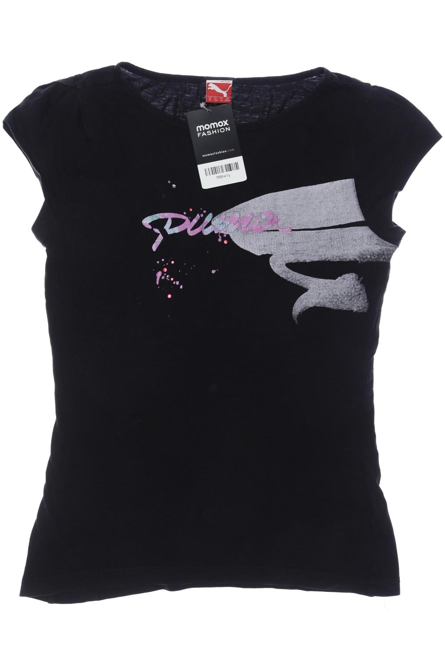 

Puma Damen T-Shirt, schwarz, Gr. 164