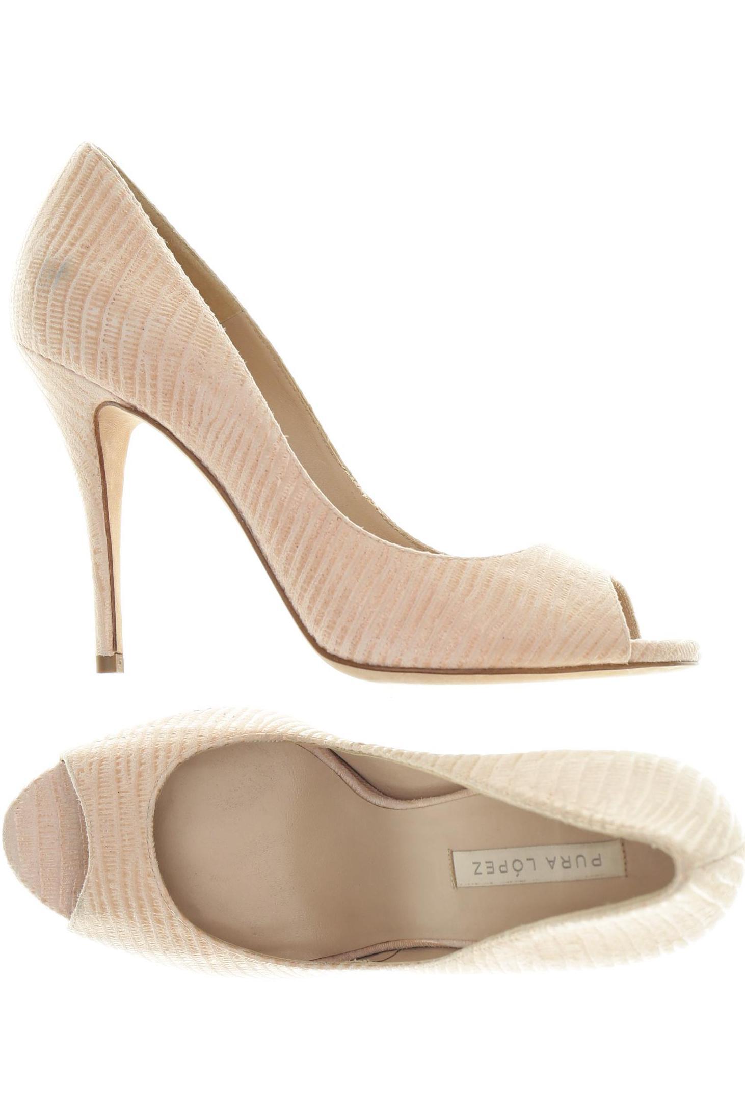 

Pura Lopez Damen Pumps, beige, Gr. 38.5