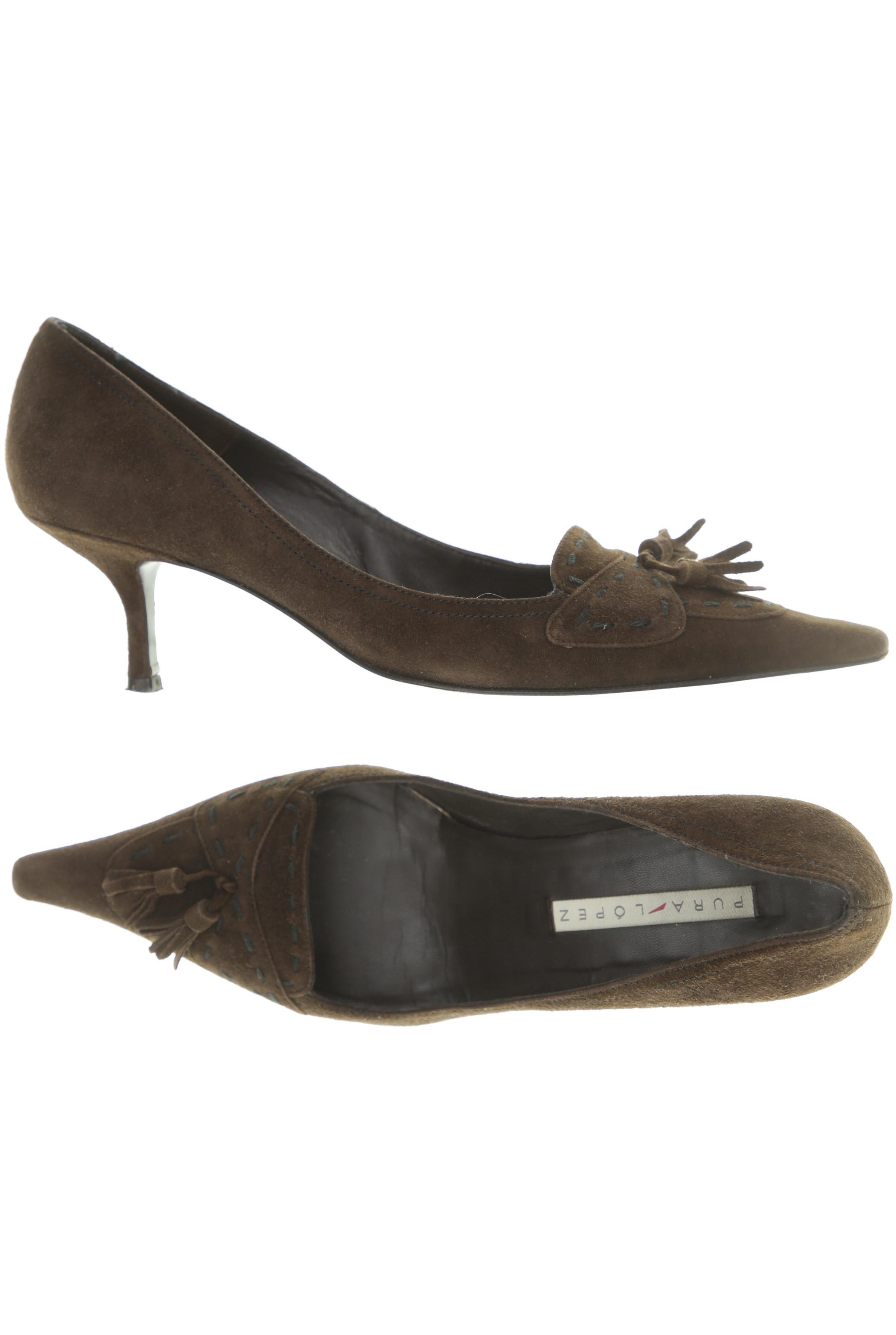 

Pura Lopez Damen Pumps, braun, Gr. 40