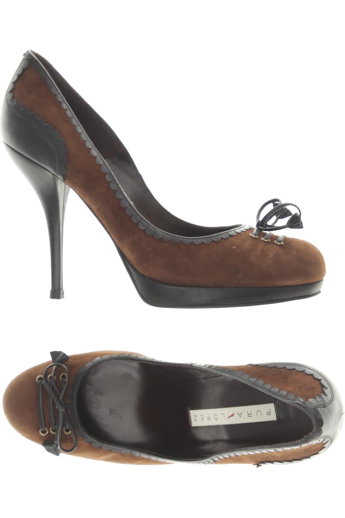 

Pura Lopez Damen Pumps, braun, Gr. 37.5