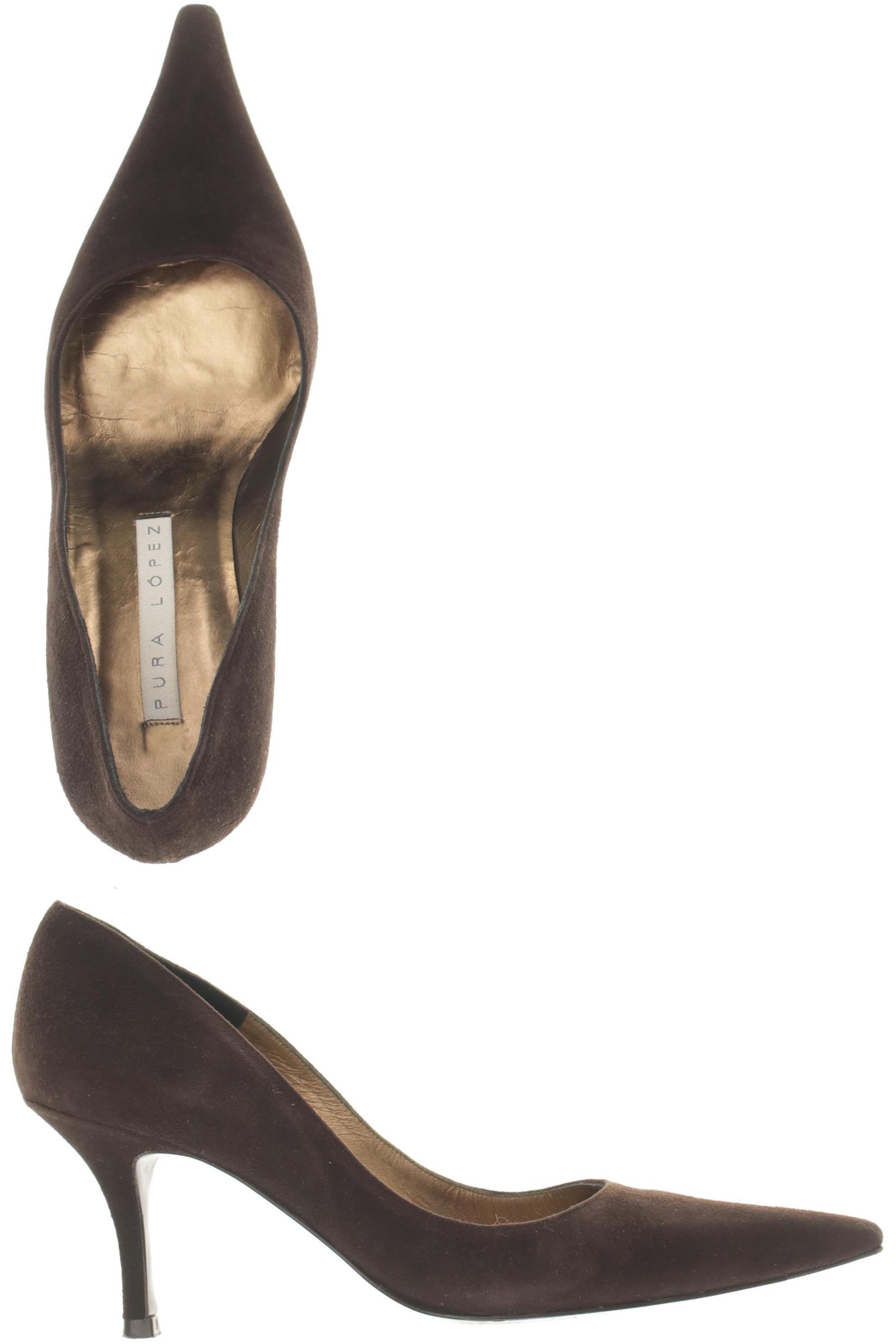 

Pura Lopez Damen Pumps, braun, Gr. 38