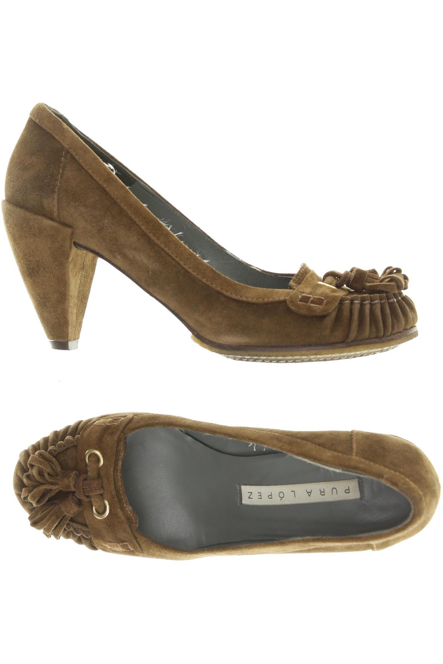

Pura Lopez Damen Pumps, braun, Gr. 37.5