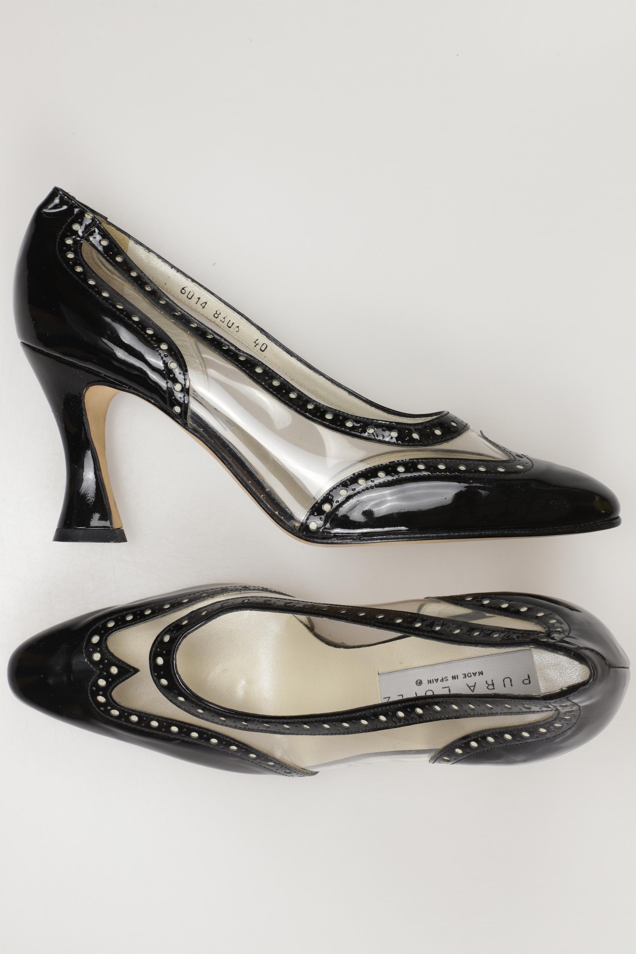 

Pura Lopez Damen Pumps, schwarz, Gr. 40