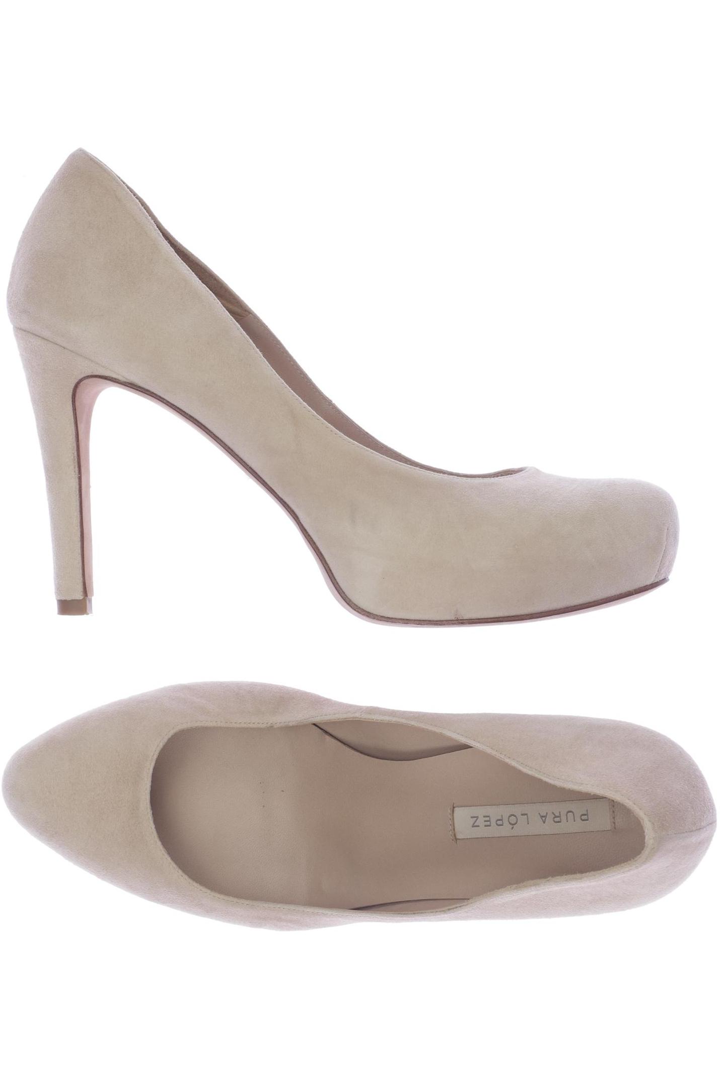 

Pura Lopez Damen Pumps, beige, Gr. 38.5
