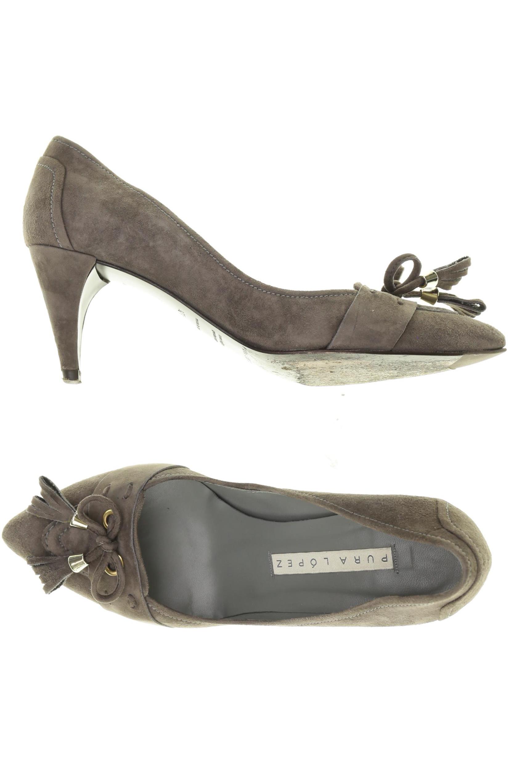 

Pura Lopez Damen Pumps, grau, Gr. 37.5