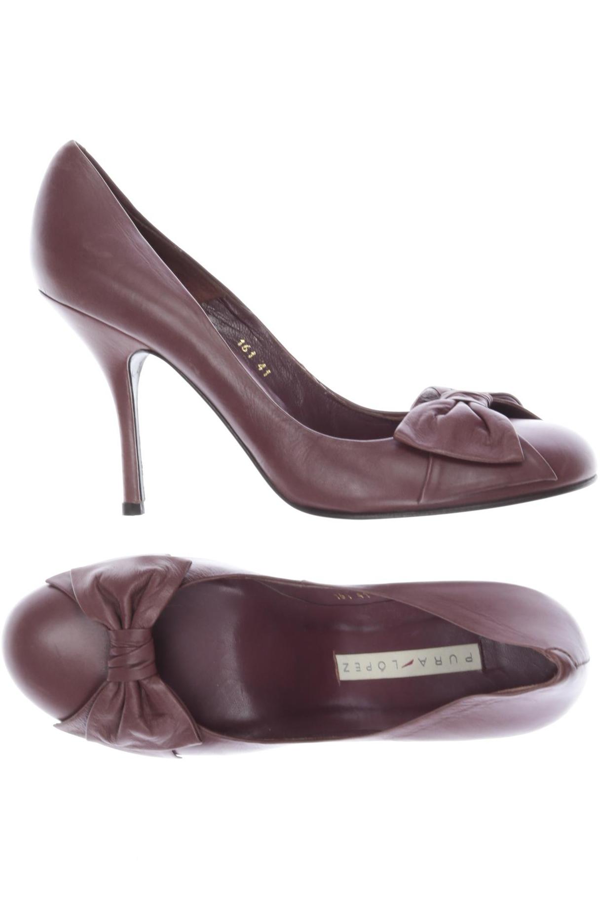 

Pura Lopez Damen Pumps, bordeaux, Gr. 41