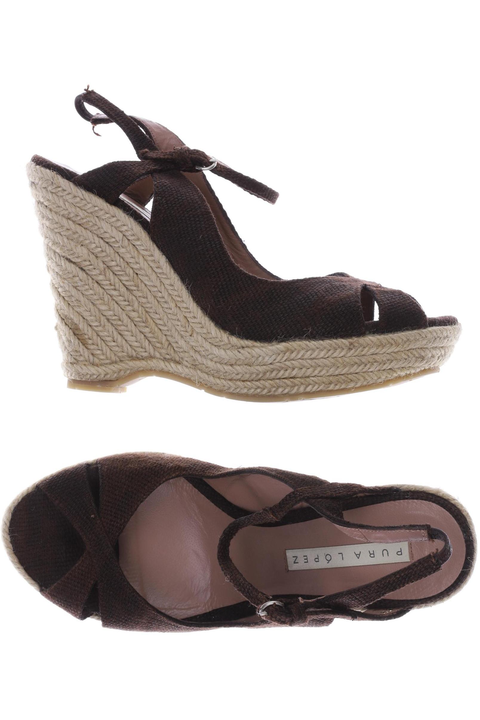 

Pura Lopez Damen Sandale, braun