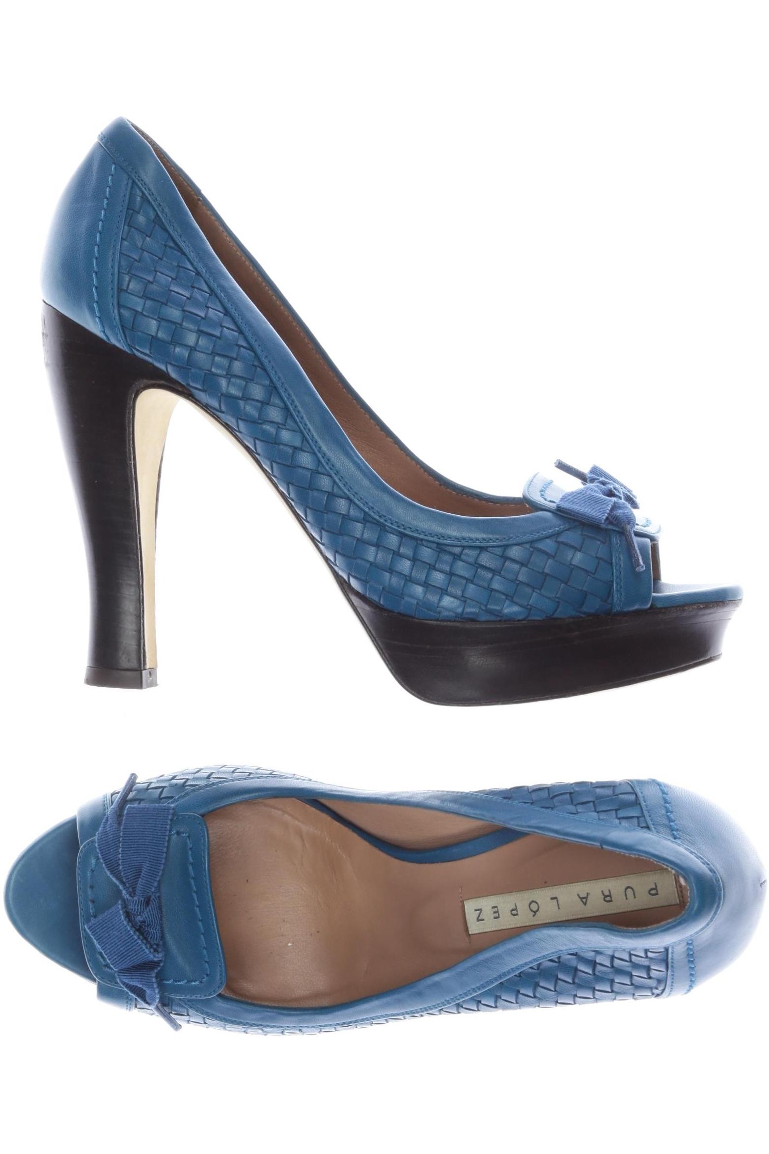 

Pura Lopez Damen Pumps, blau, Gr. 39