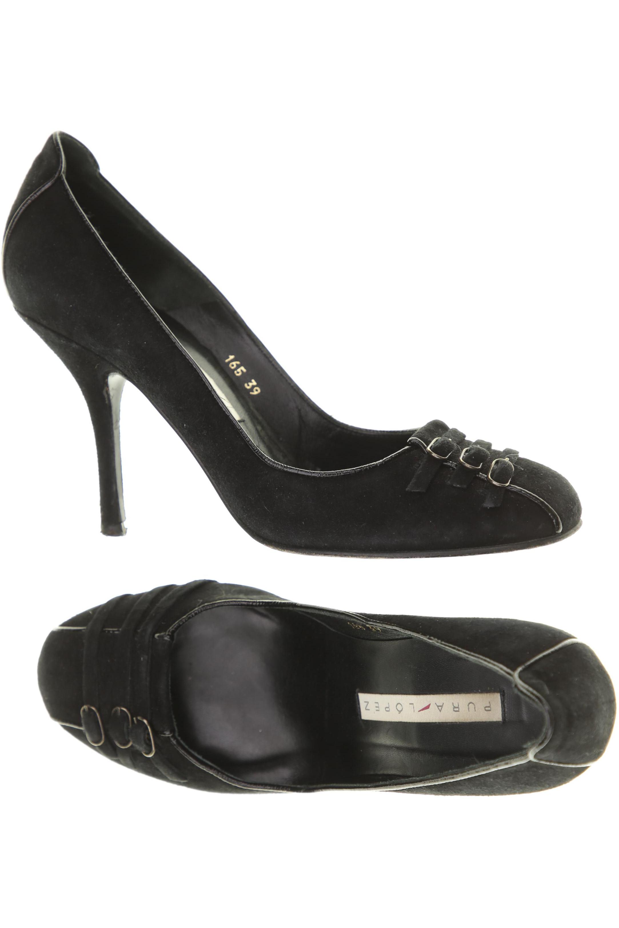 

Pura Lopez Damen Pumps, schwarz, Gr. 39