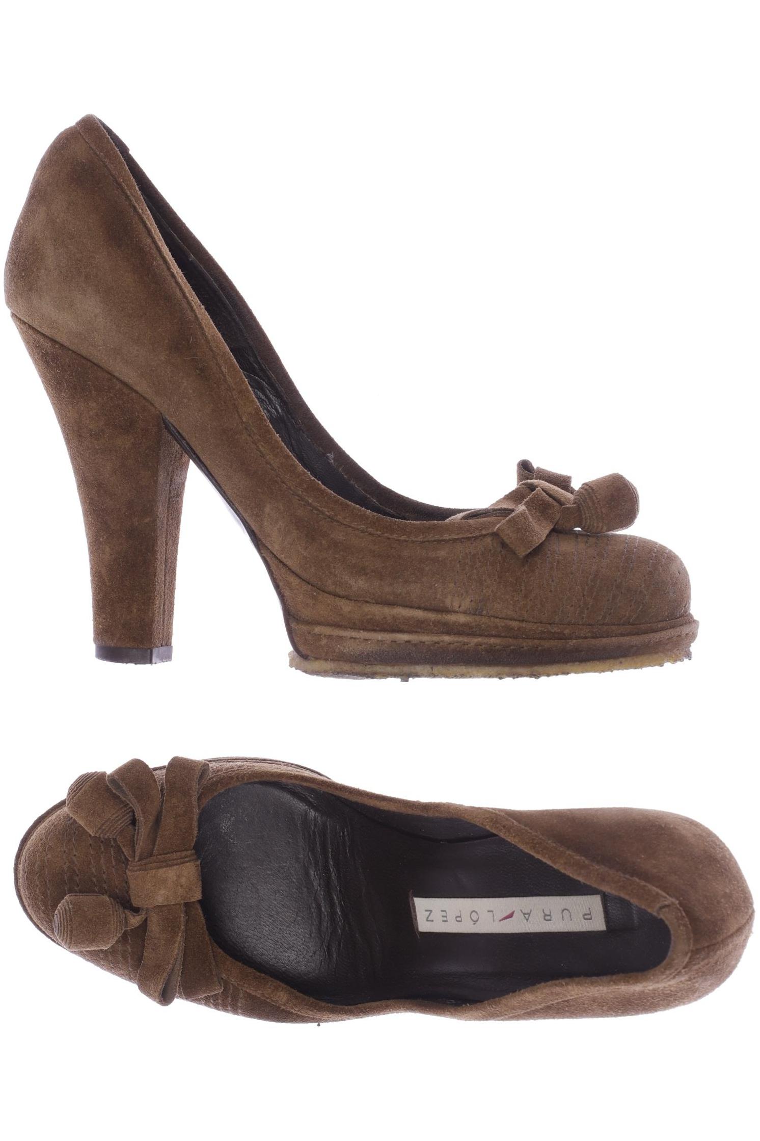 

Pura Lopez Damen Pumps, braun, Gr. 36.5
