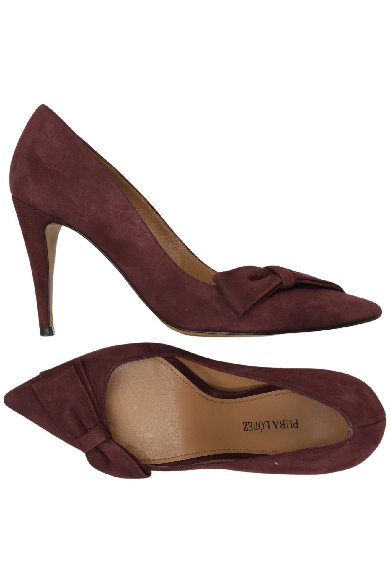 

Pura Lopez Damen Pumps, bordeaux, Gr. 38