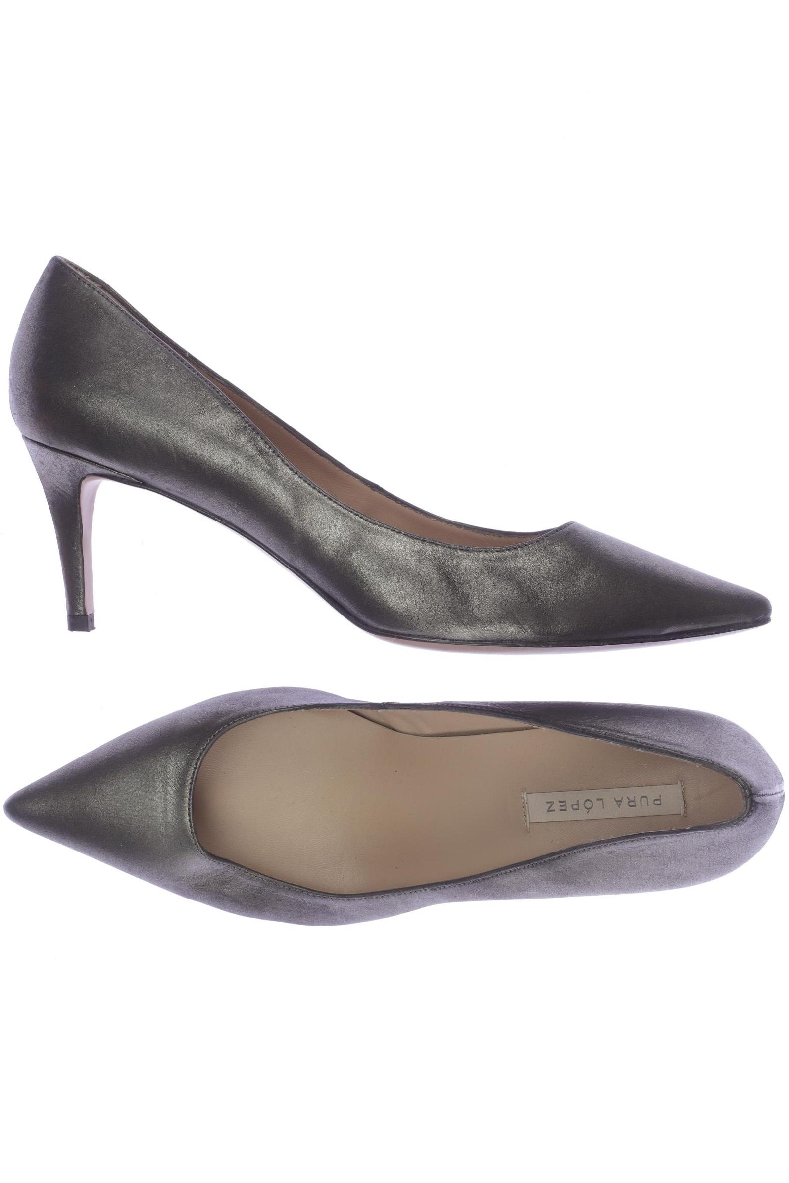 

Pura Lopez Damen Pumps, grau, Gr. 40