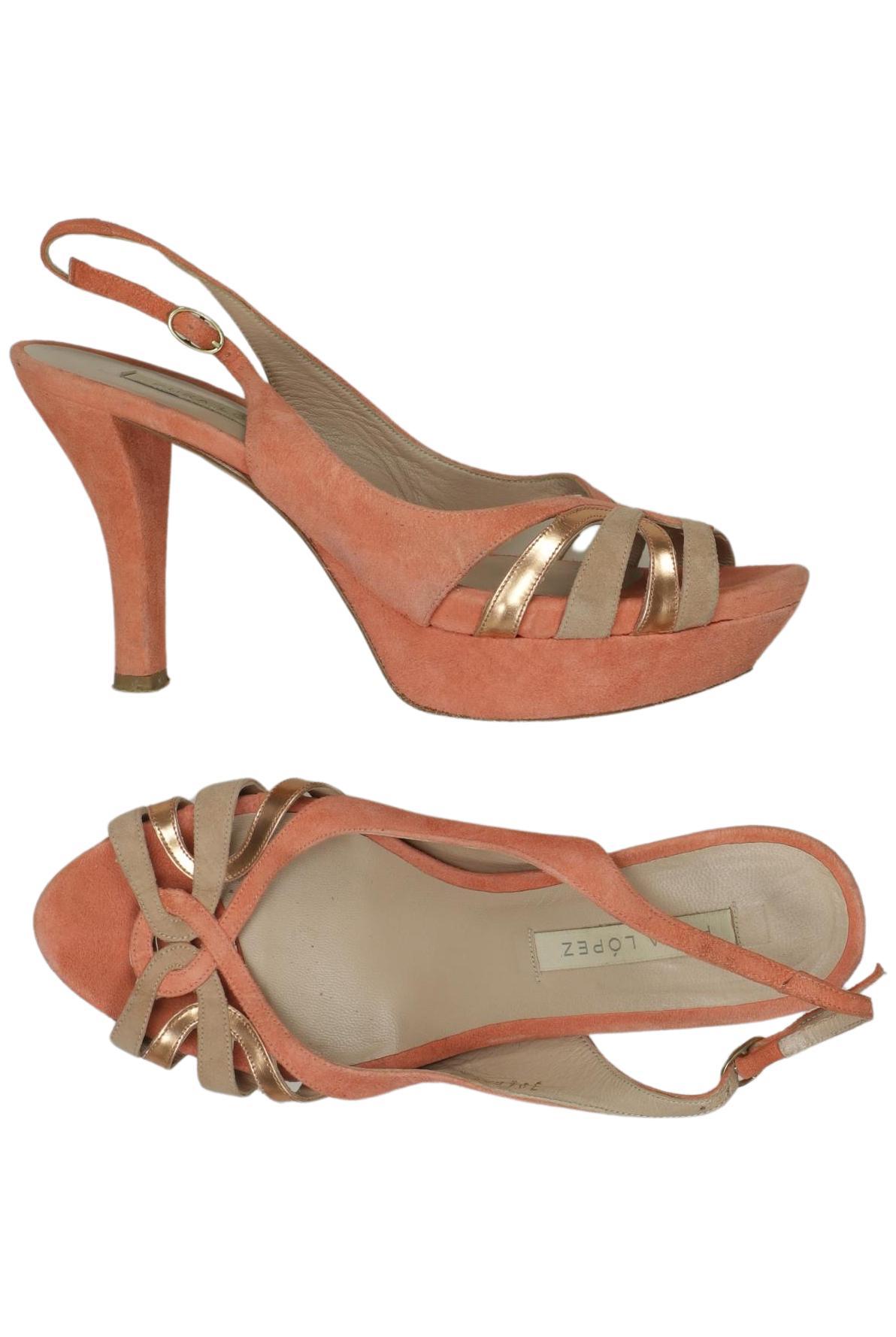 

Pura Lopez Damen Sandale, orange, Gr. 37