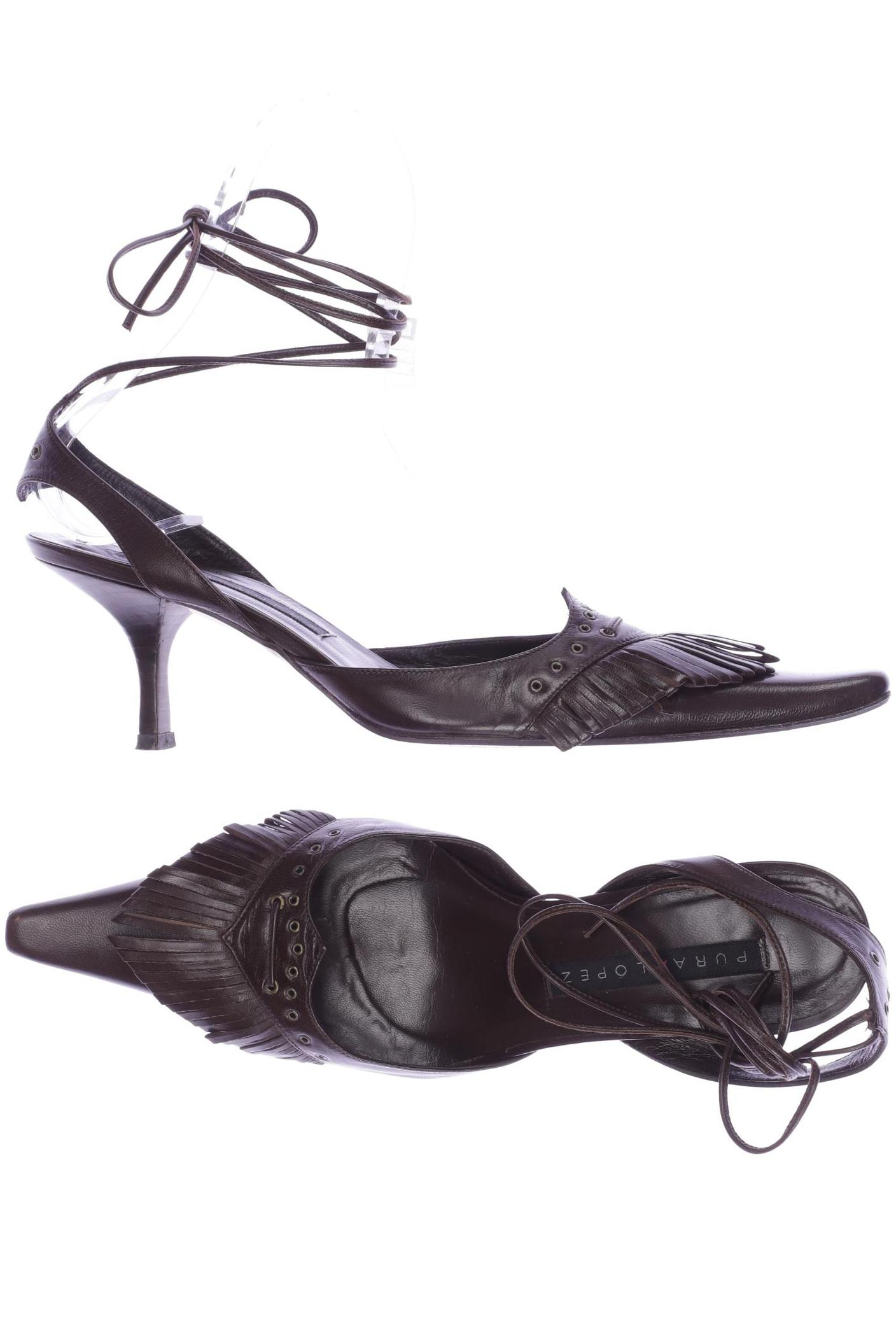 

Pura Lopez Damen Pumps, braun, Gr. 38