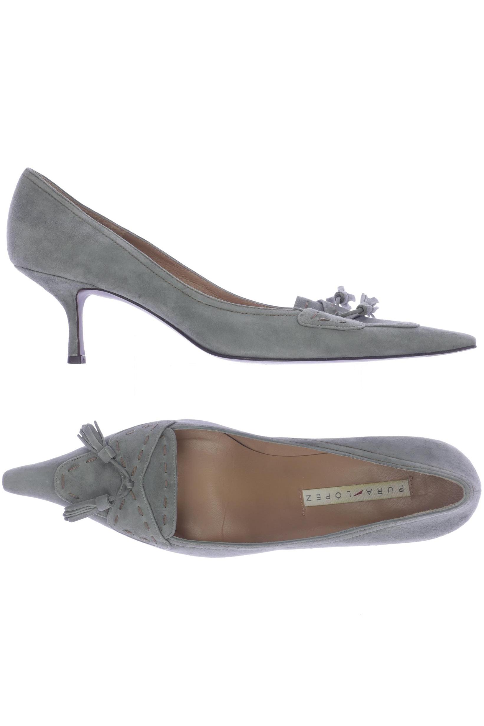 

Pura Lopez Damen Pumps, türkis, Gr. 40.5