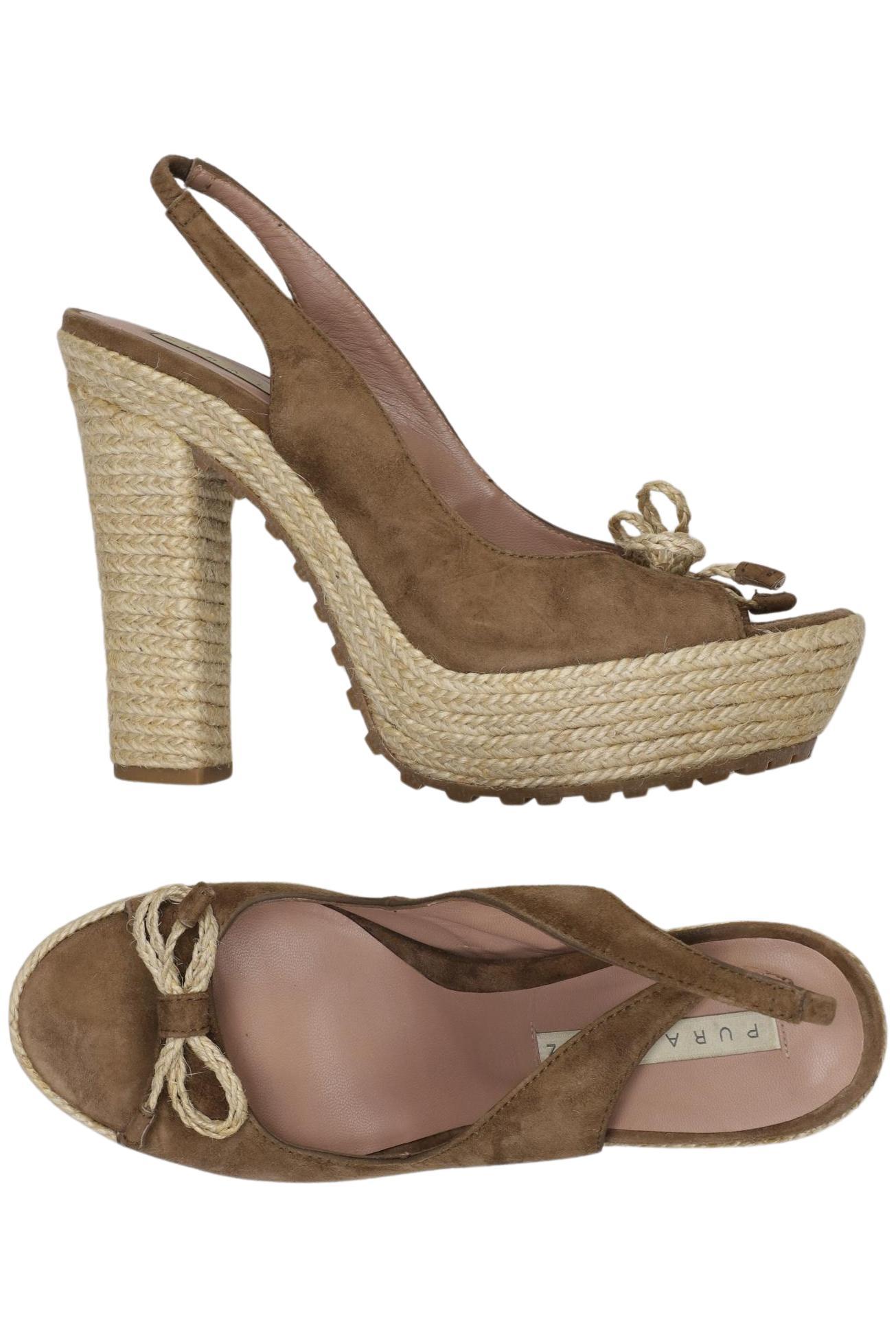 

Pura Lopez Damen Pumps, braun, Gr. 40