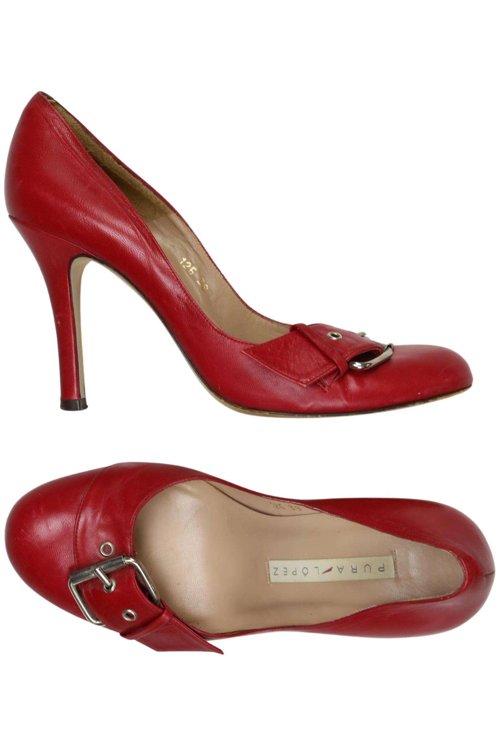 

Pura Lopez Damen Pumps, rot, Gr. 38