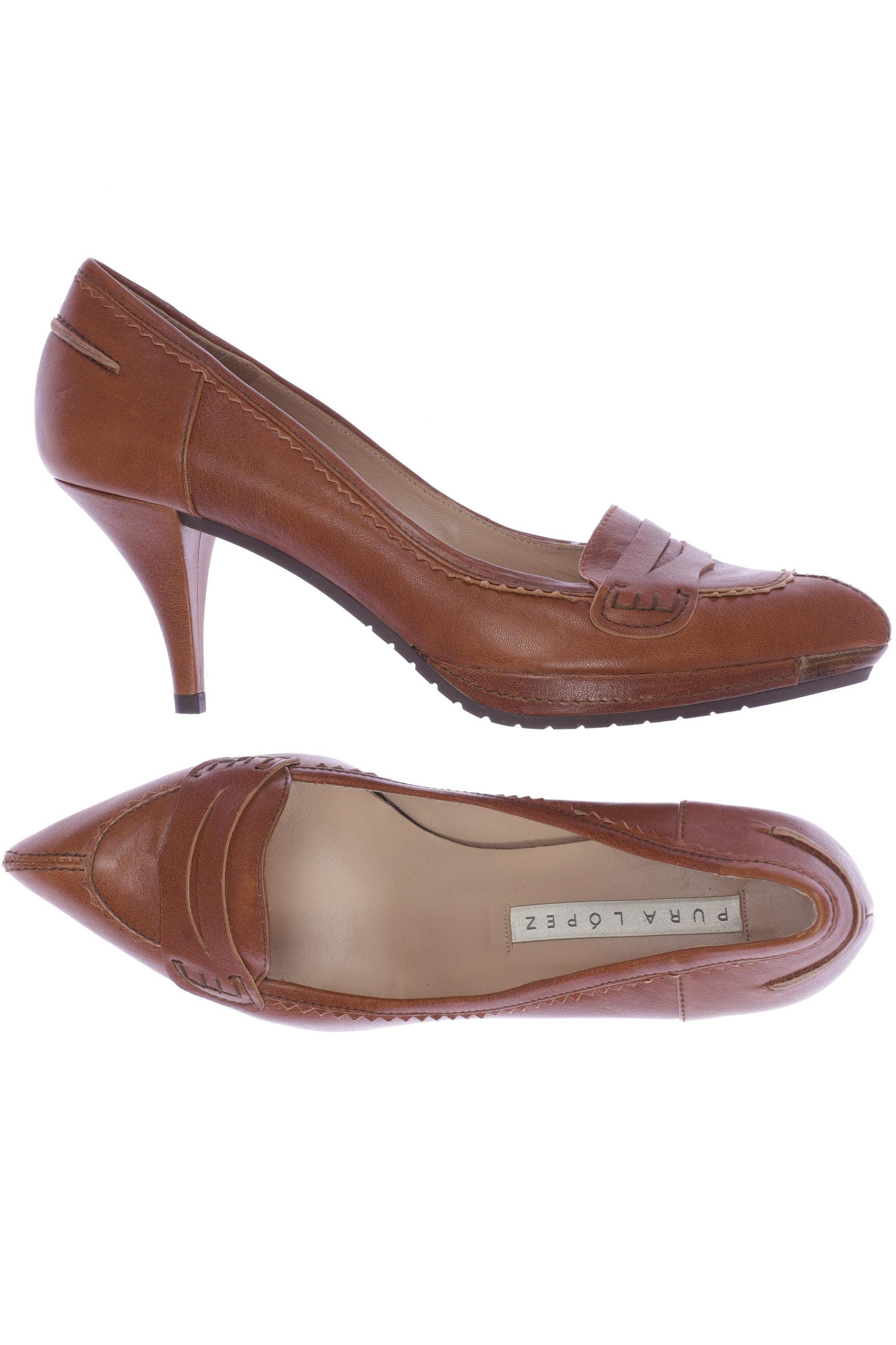 

Pura Lopez Damen Pumps, braun, Gr. 38.5