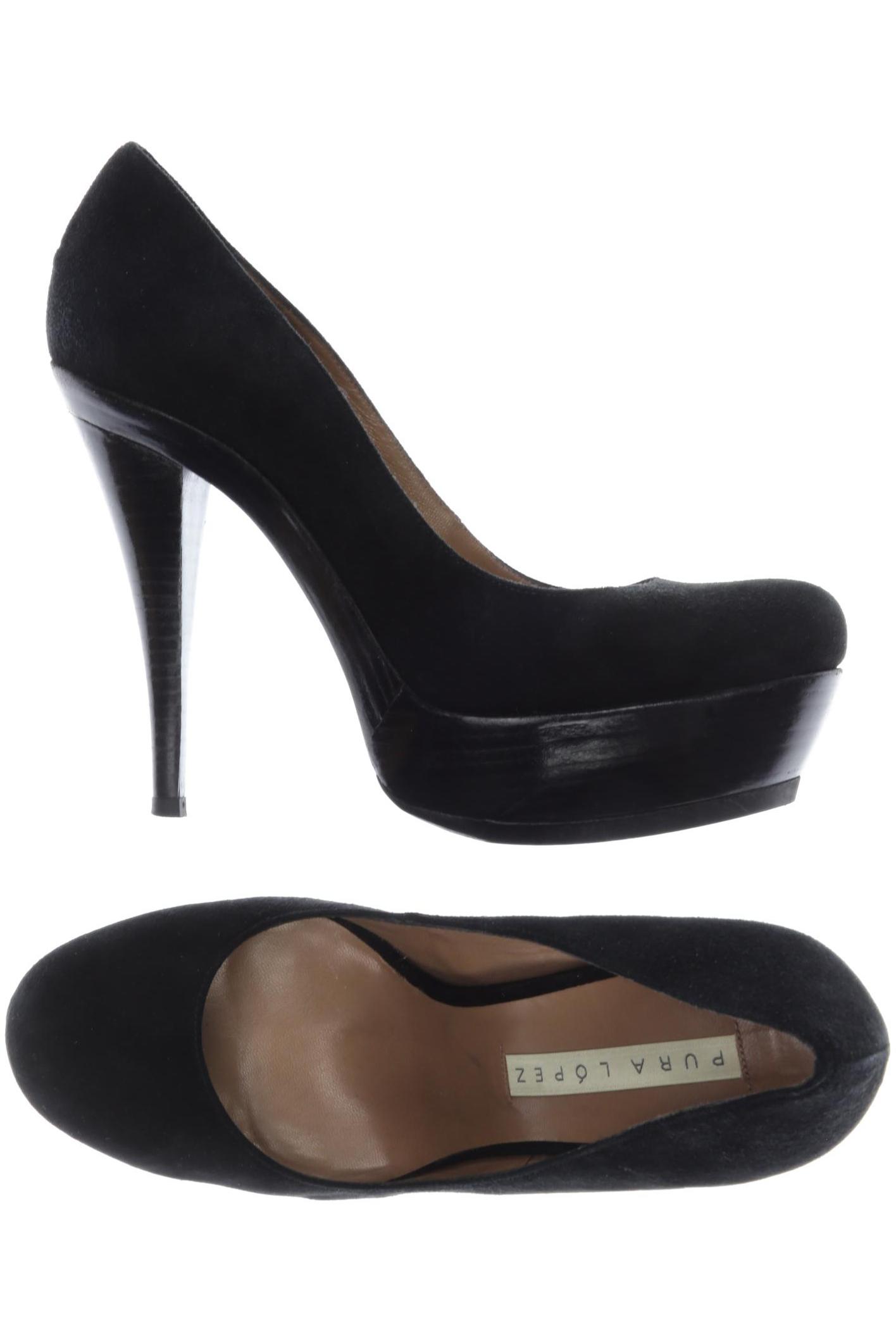 

Pura Lopez Damen Pumps, schwarz, Gr. 38