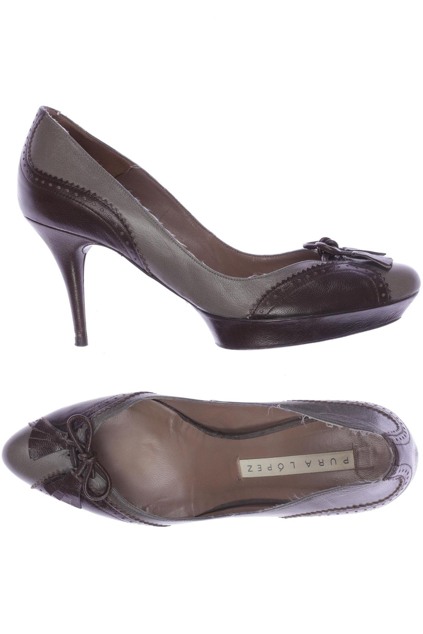

Pura Lopez Damen Pumps, grau, Gr. 37