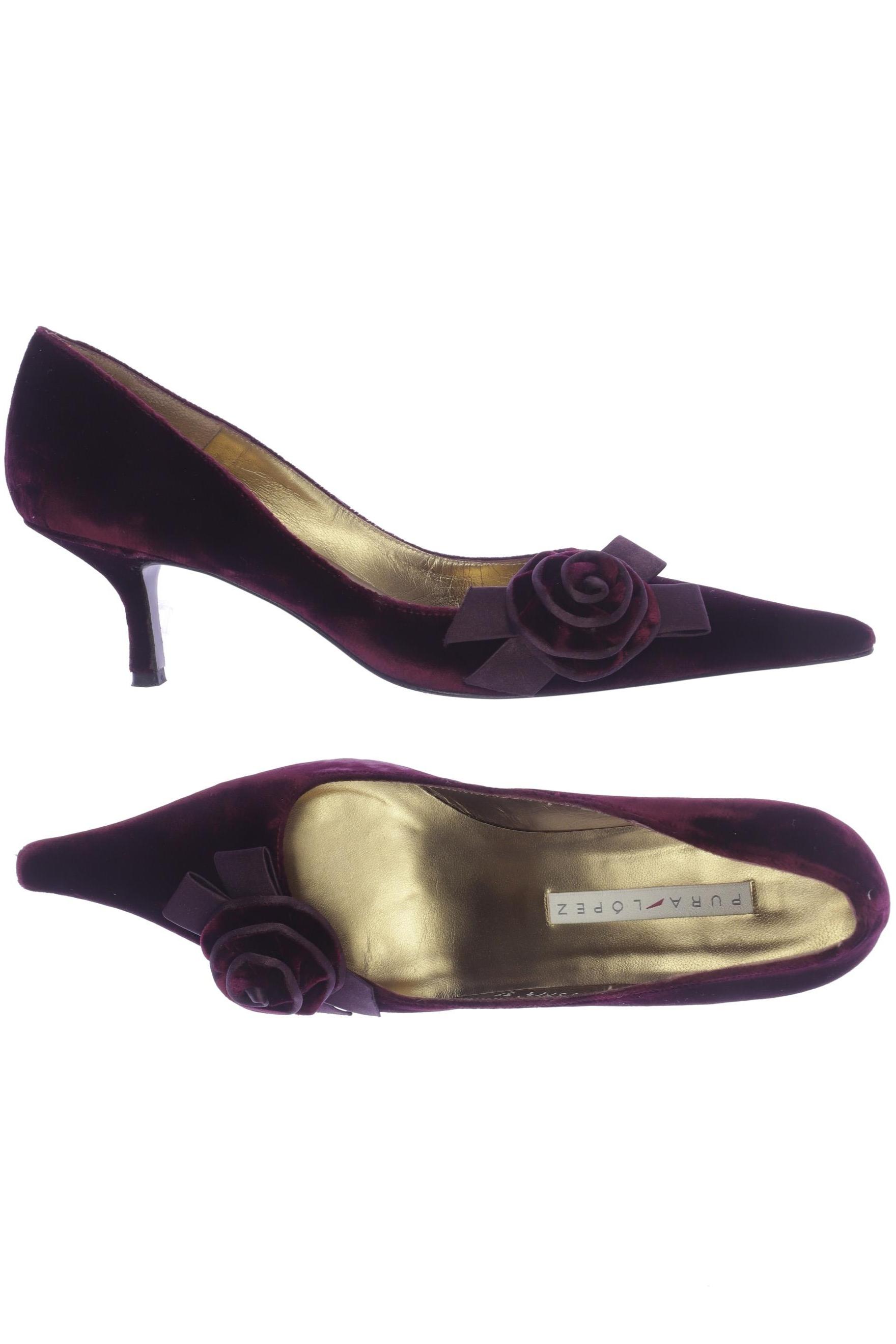 

Pura Lopez Damen Pumps, bordeaux, Gr. 39