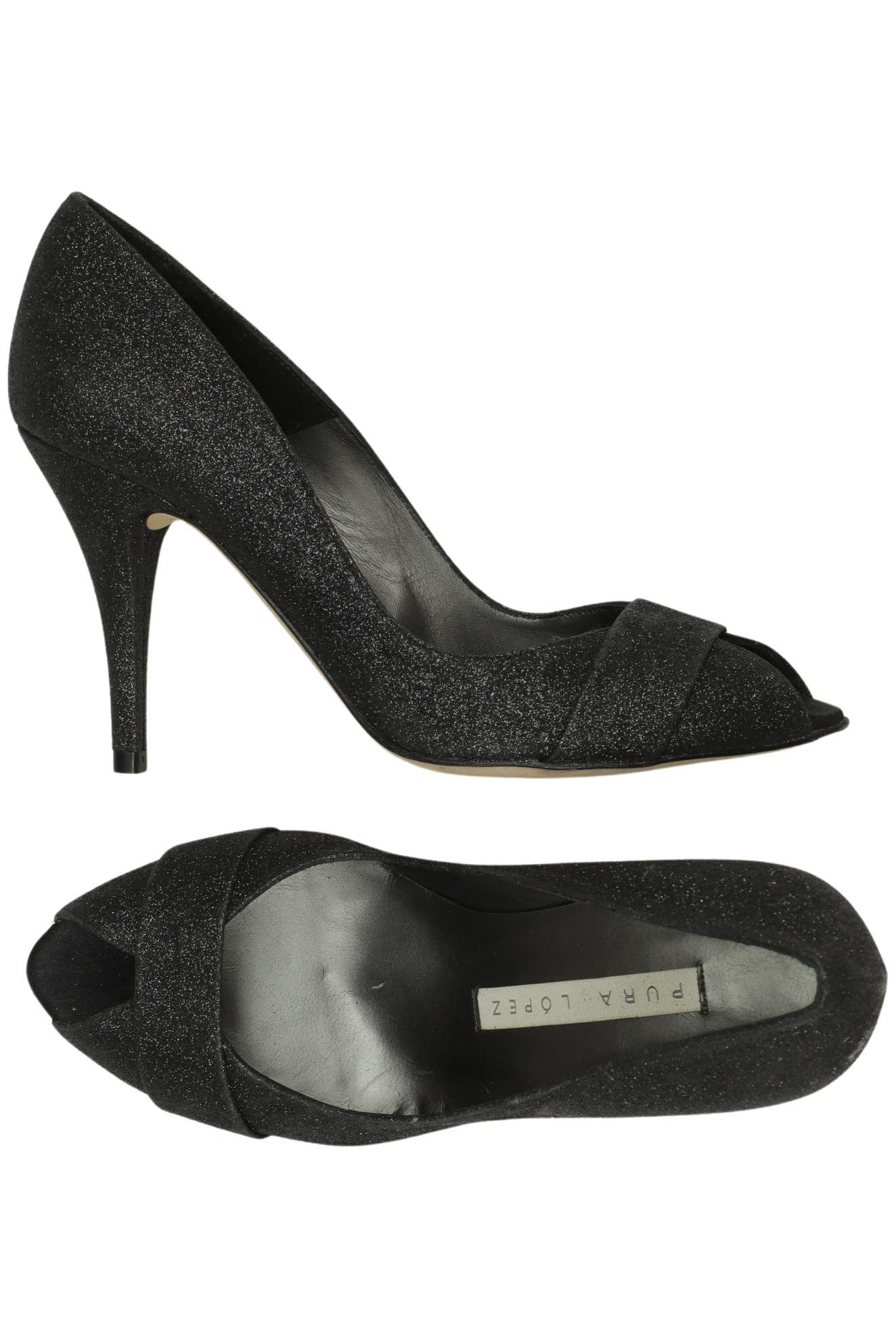 

Pura Lopez Damen Pumps, schwarz, Gr. 36.5