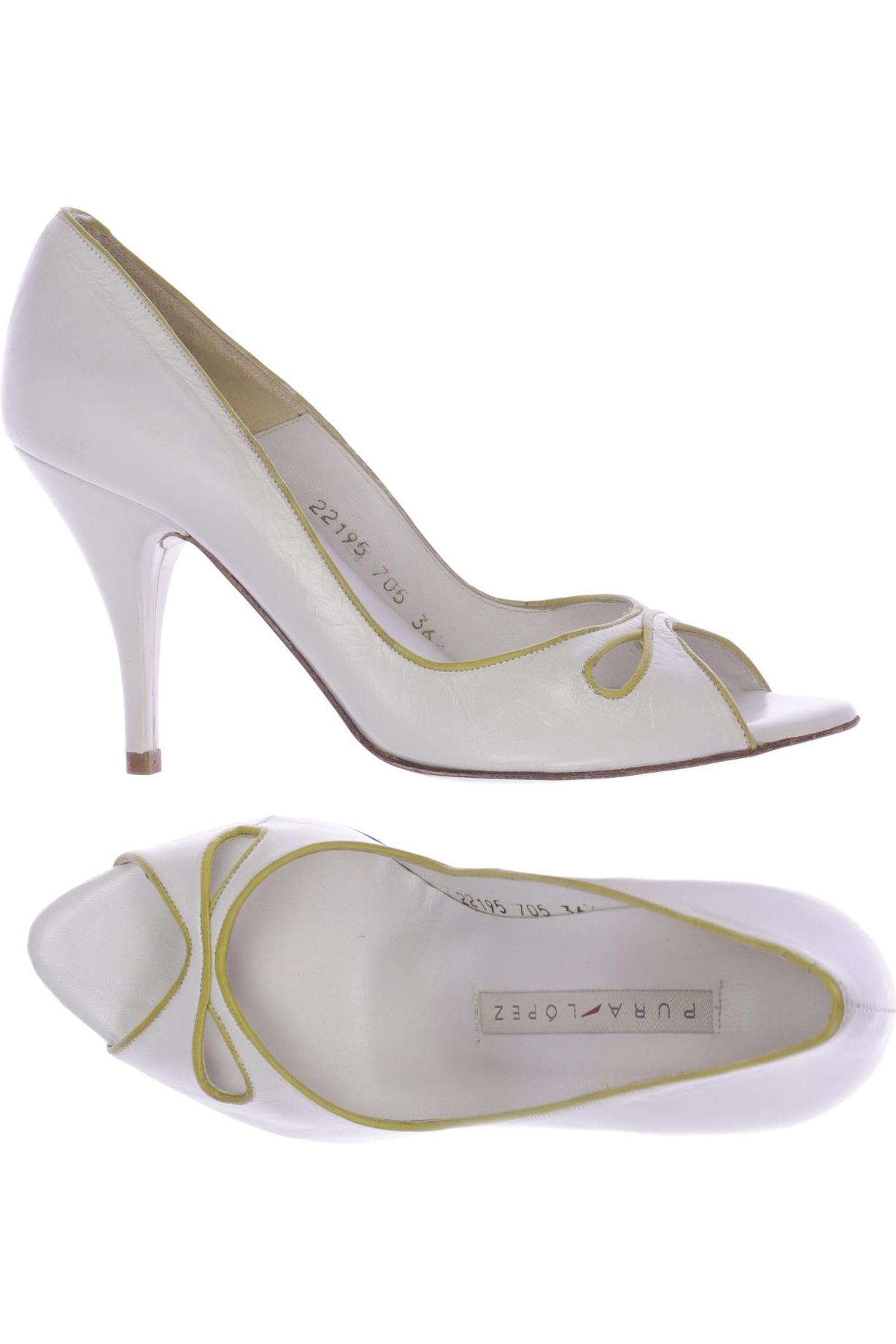 

Pura Lopez Damen Pumps, weiß, Gr. 36.5