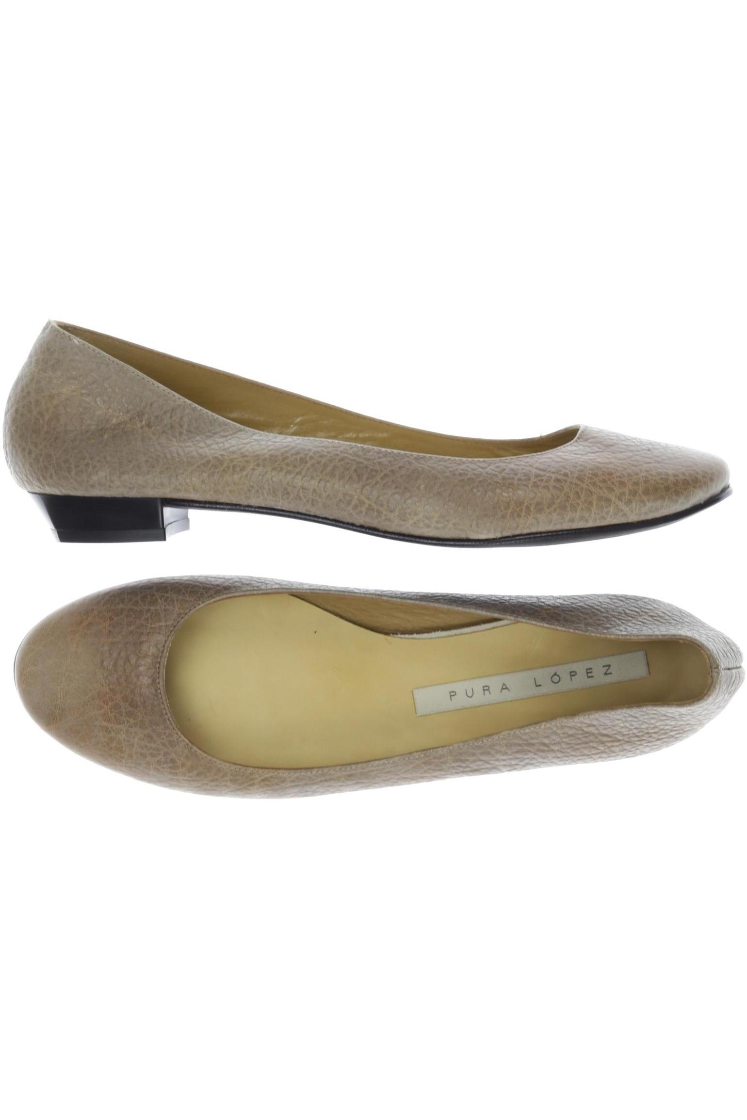 

Pura Lopez Damen Ballerinas, braun, Gr. 40