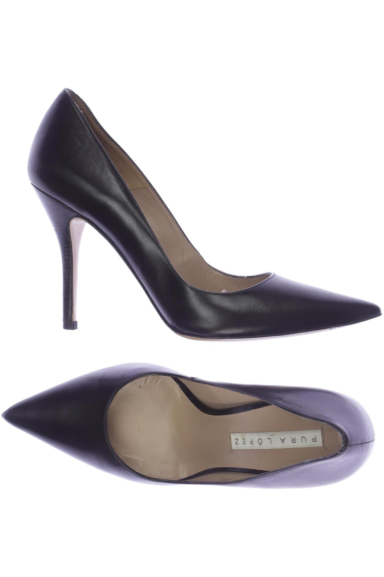 

Pura Lopez Damen Pumps, schwarz, Gr. 38.5