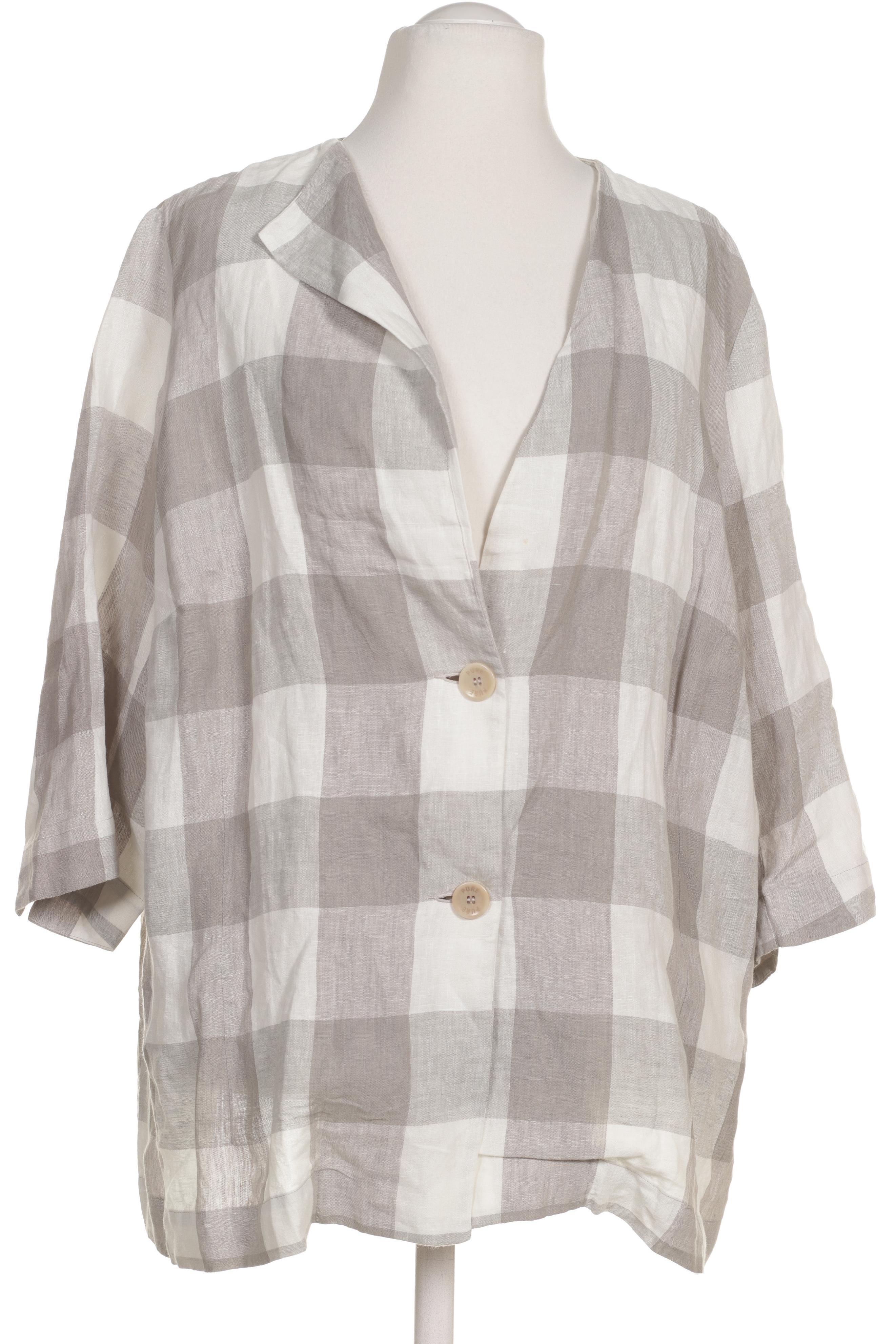 

Pure by Ulla Popken Damen Bluse, grau, Gr. 54