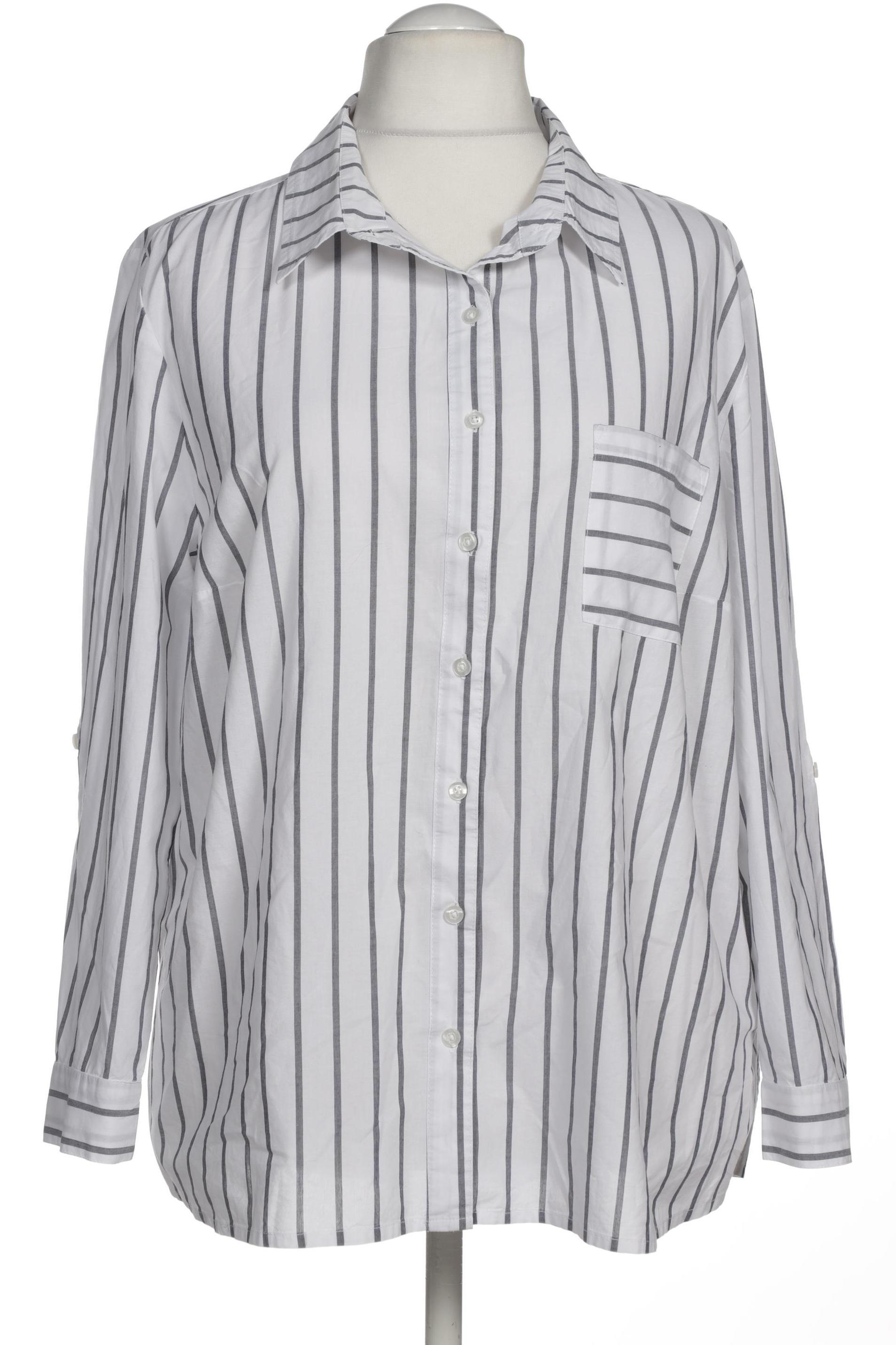 

Pure by Ulla Popken Damen Bluse, weiß, Gr. 46