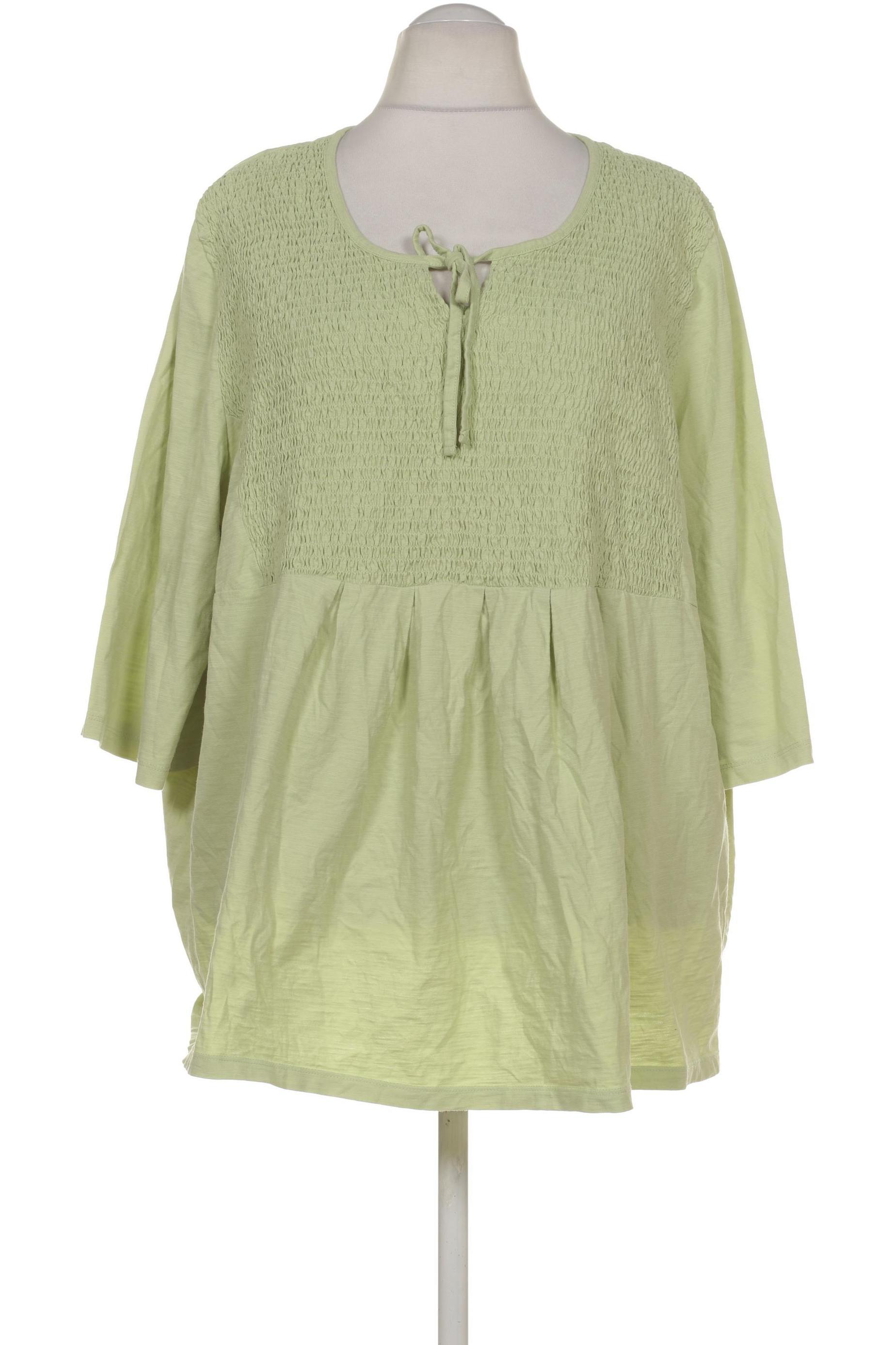 

Pure by Ulla Popken Damen Langarmshirt, grün, Gr. 58