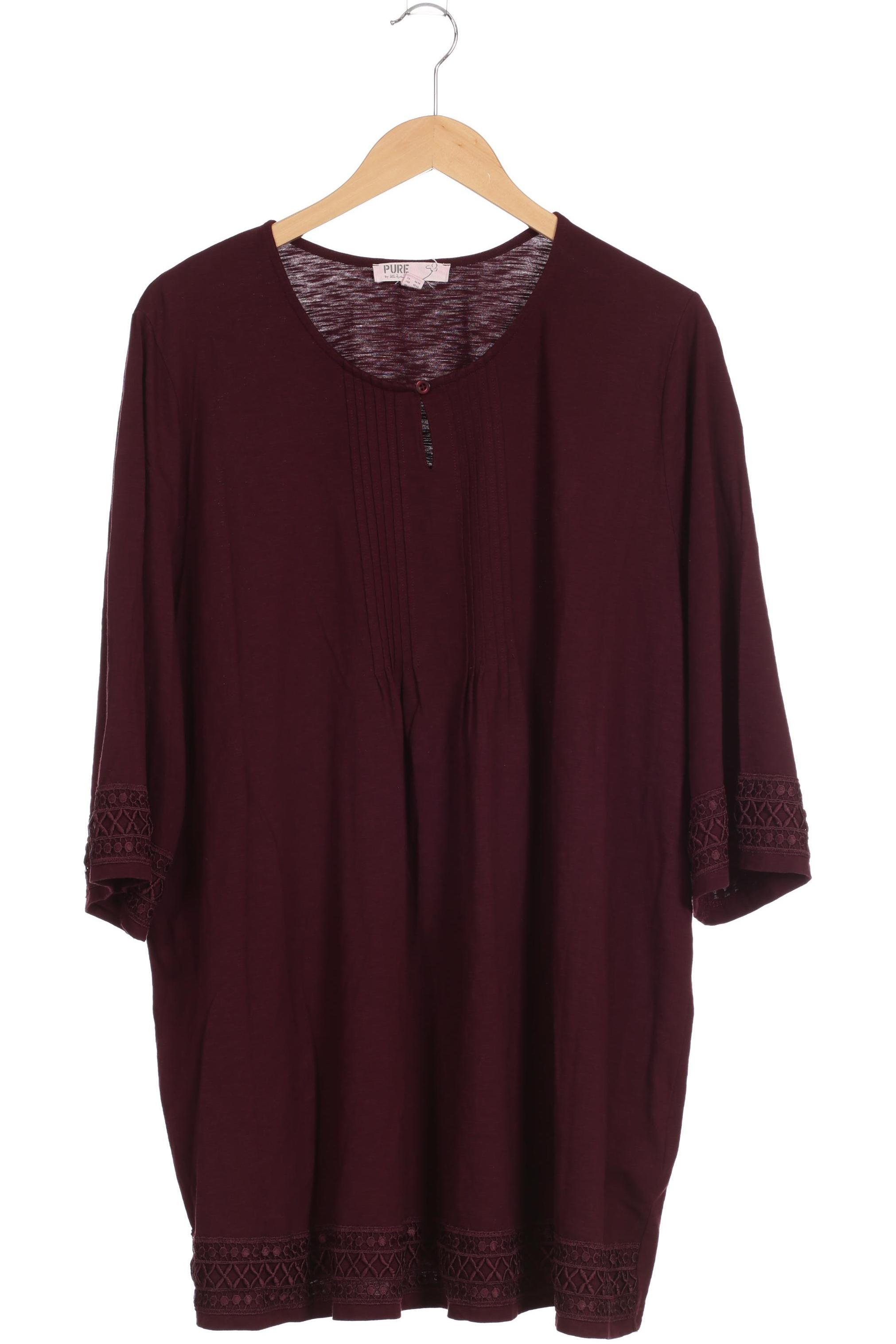 

Pure by Ulla Popken Damen Langarmshirt, lila, Gr. 54