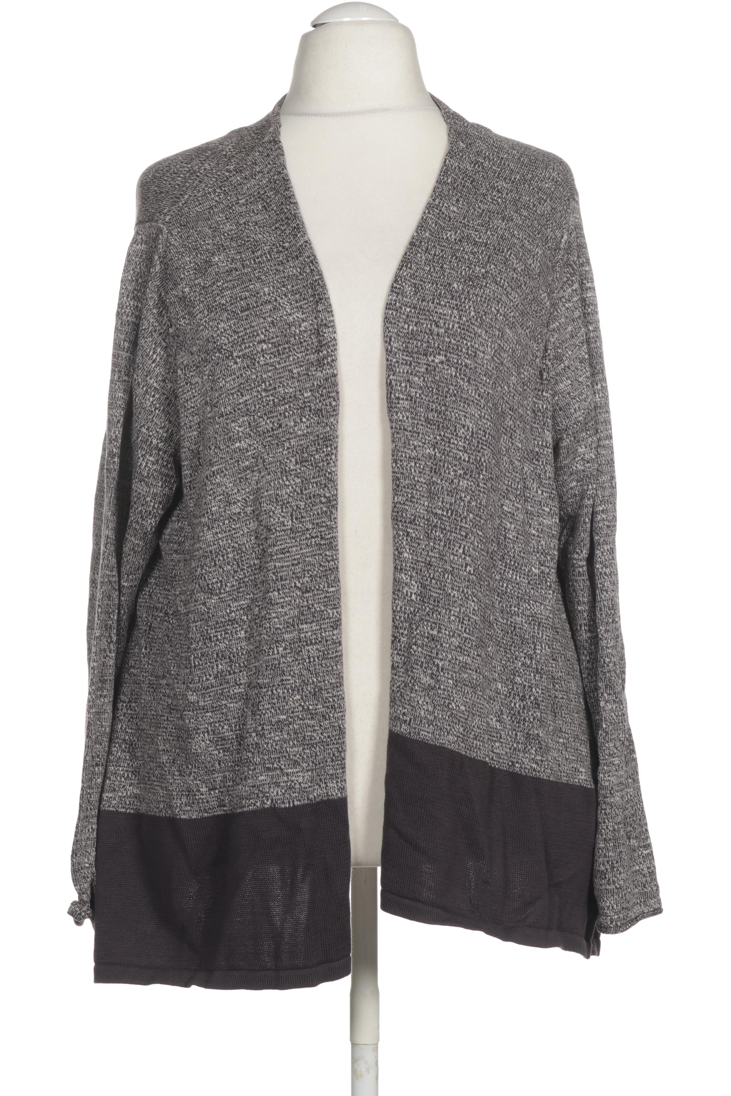 

Pure by Ulla Popken Damen Strickjacke, grau, Gr. 54