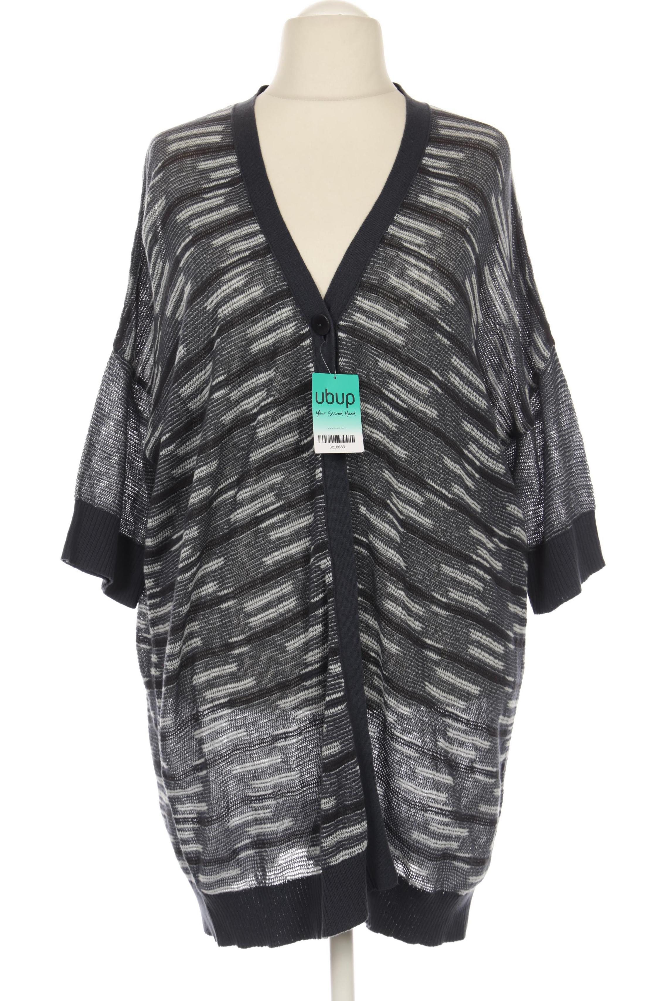 

Pure by Ulla Popken Damen Strickjacke, grau, Gr. 54