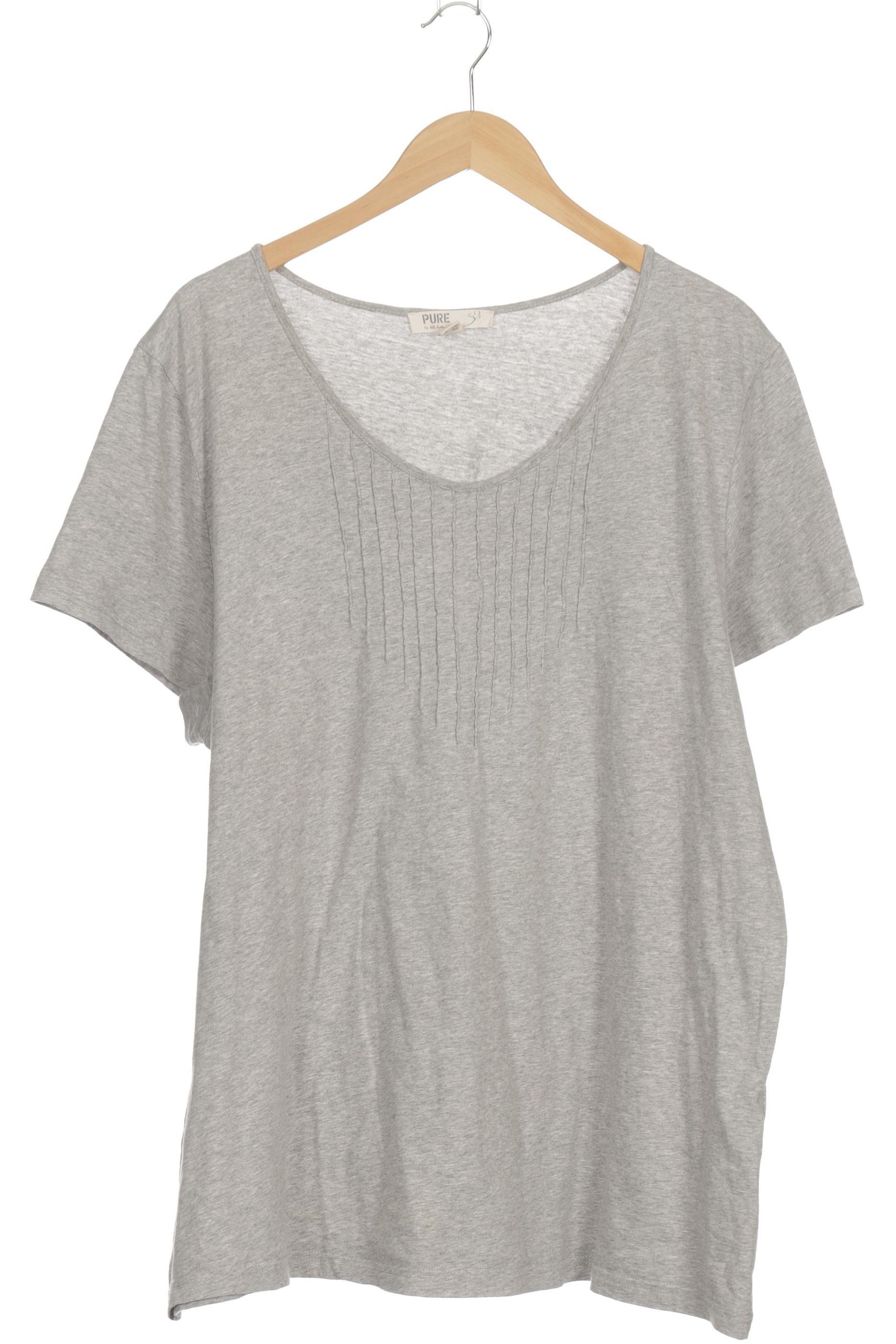 

Pure by Ulla Popken Damen T-Shirt, grau, Gr. 46