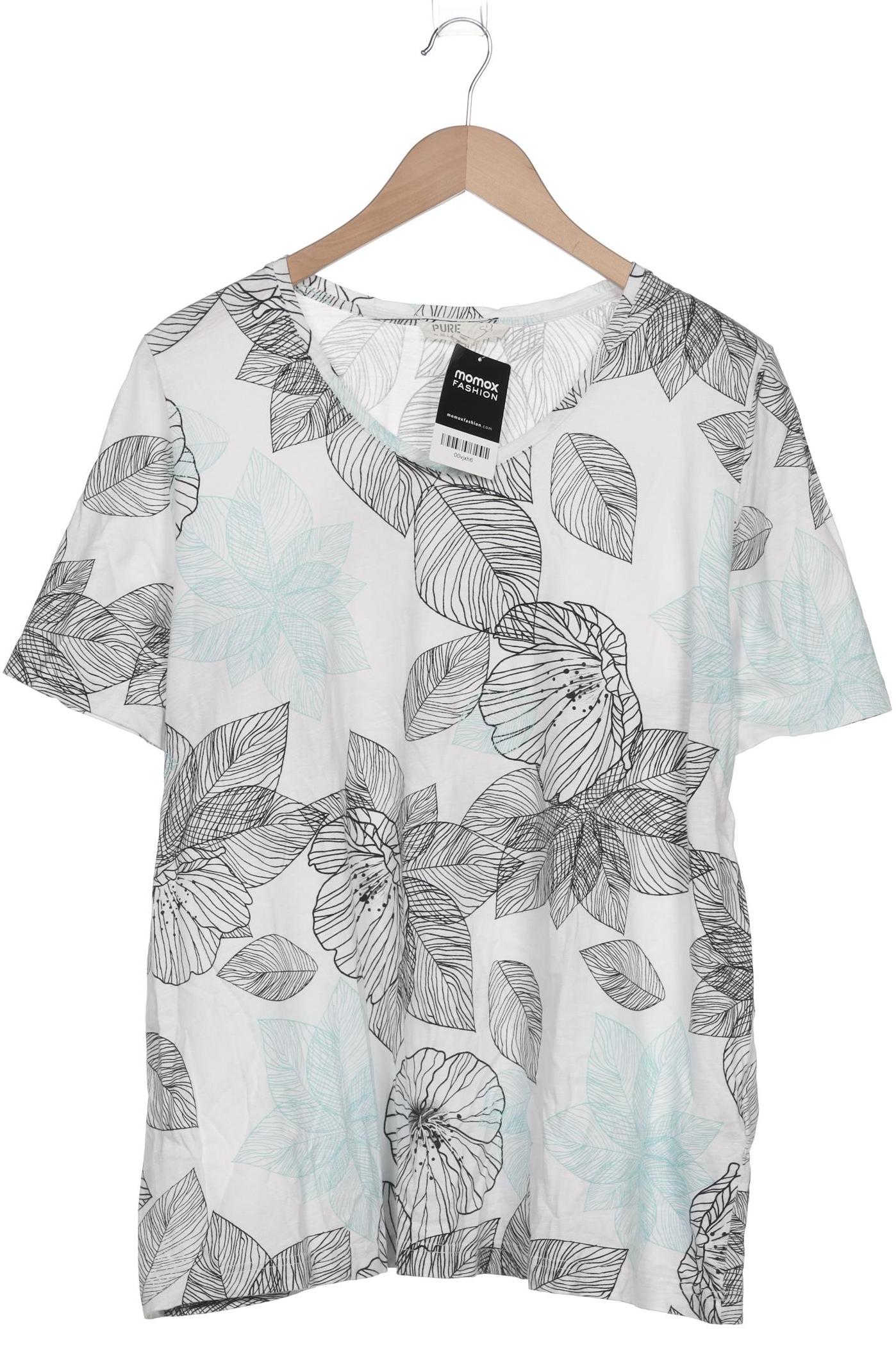 

Pure by Ulla Popken Damen T-Shirt, weiß, Gr. 46
