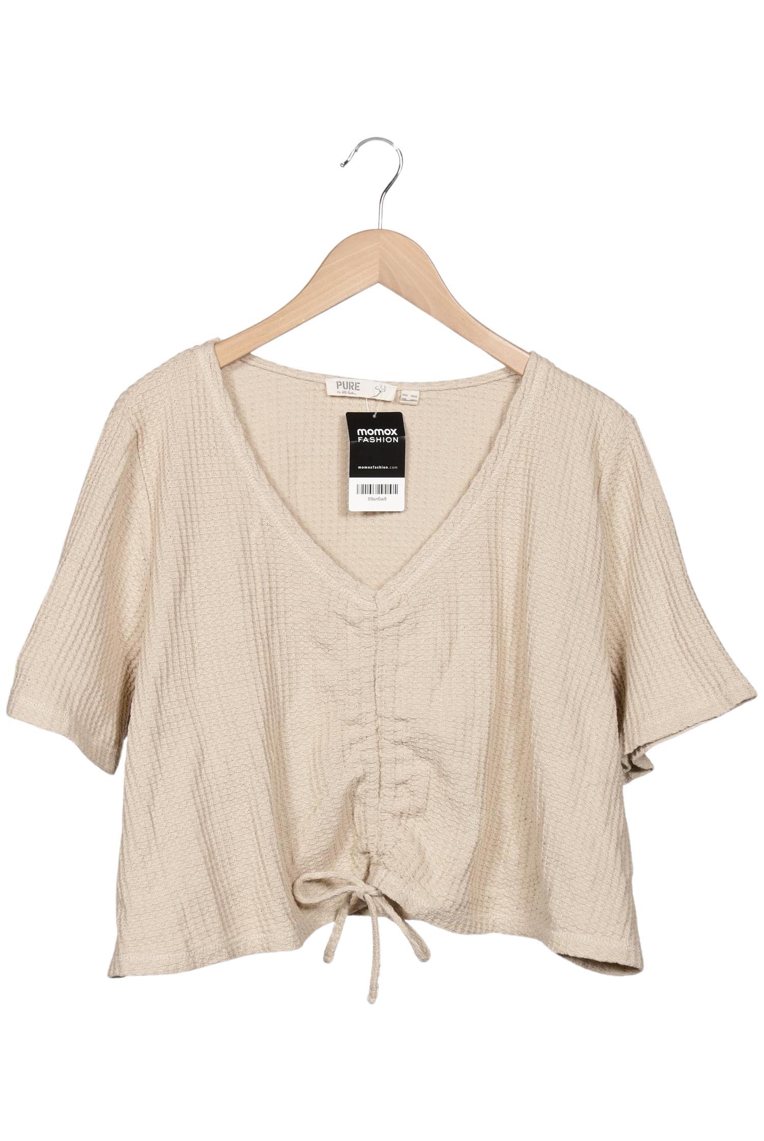 

Pure by Ulla Popken Damen T-Shirt, beige, Gr. 50