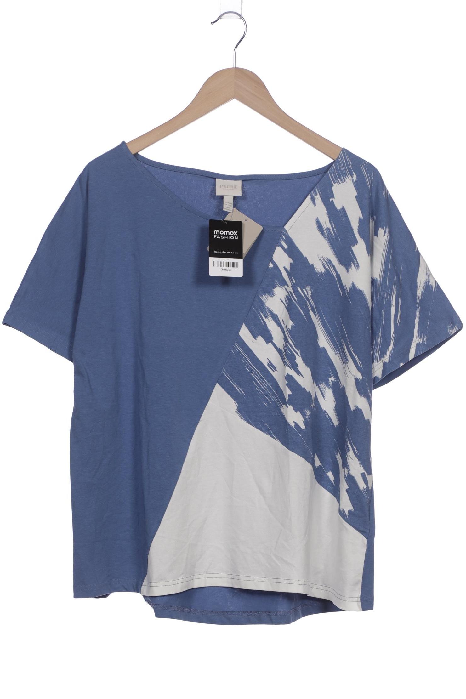 

Pure by Ulla Popken Damen T-Shirt, blau, Gr. 46