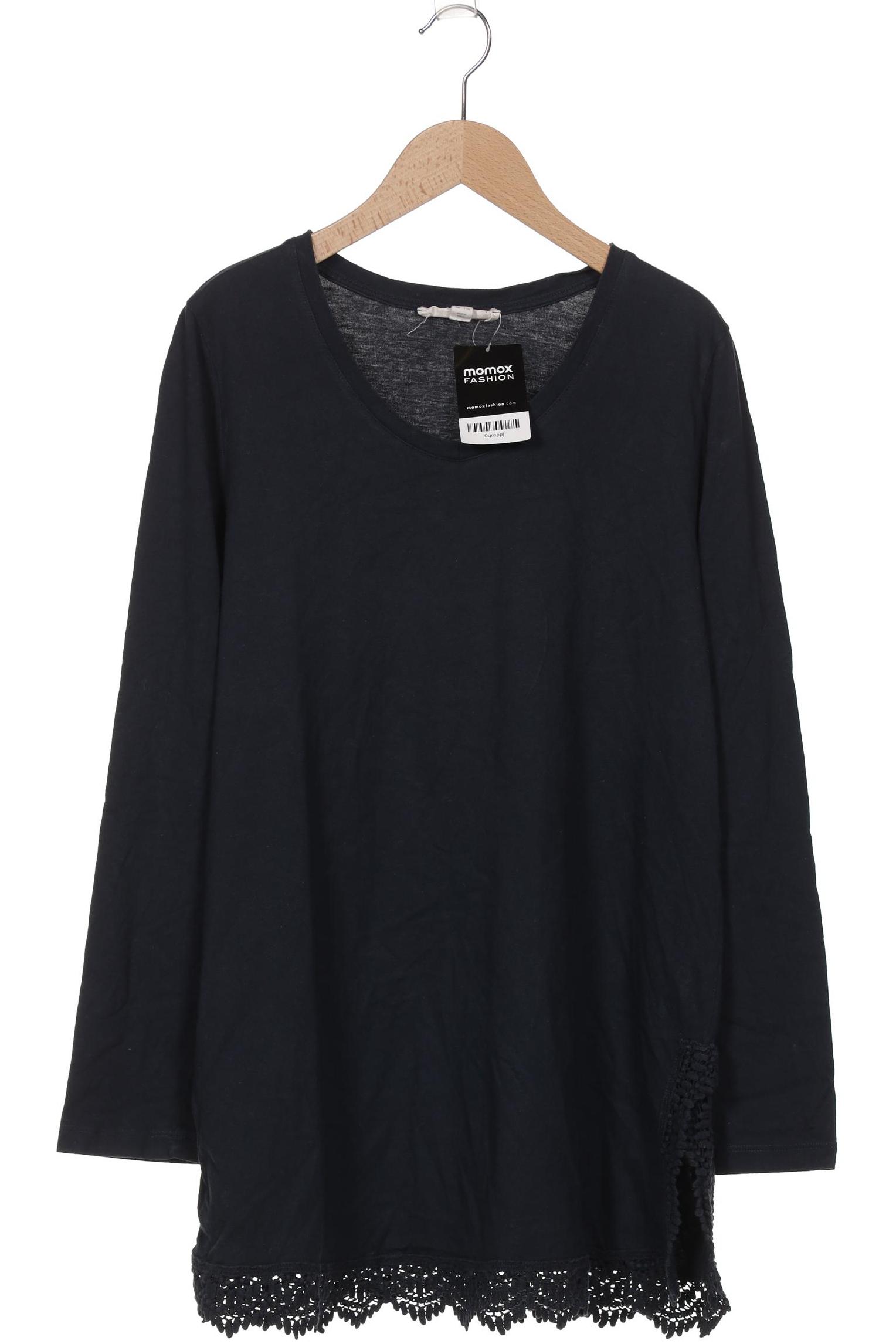 

Pure by Ulla Popken Damen Langarmshirt, marineblau, Gr. 42