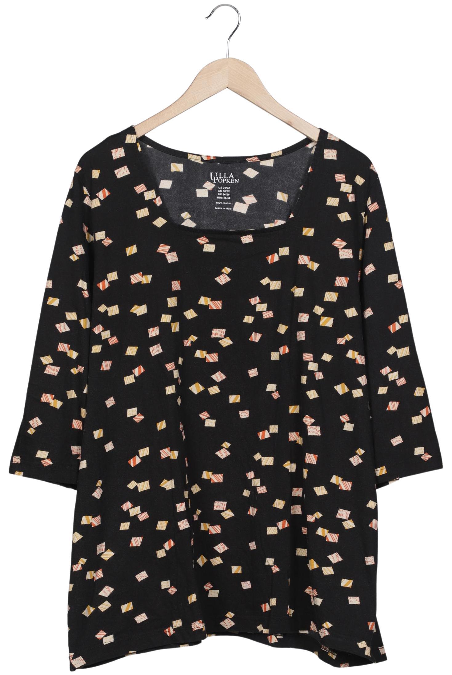 

Pure by Ulla Popken Damen Langarmshirt, schwarz, Gr. 50