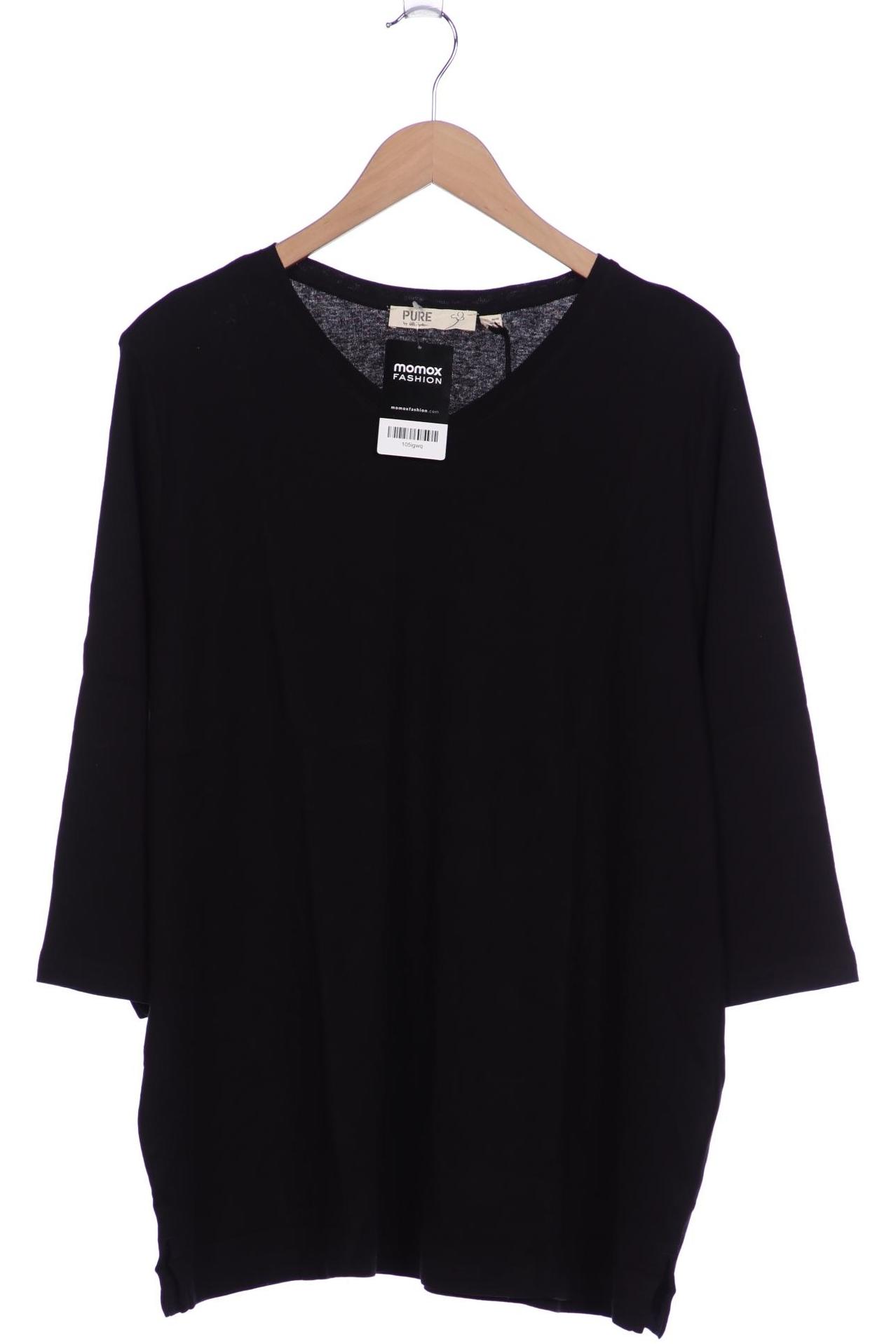 

Pure by Ulla Popken Damen Langarmshirt, schwarz, Gr. 46