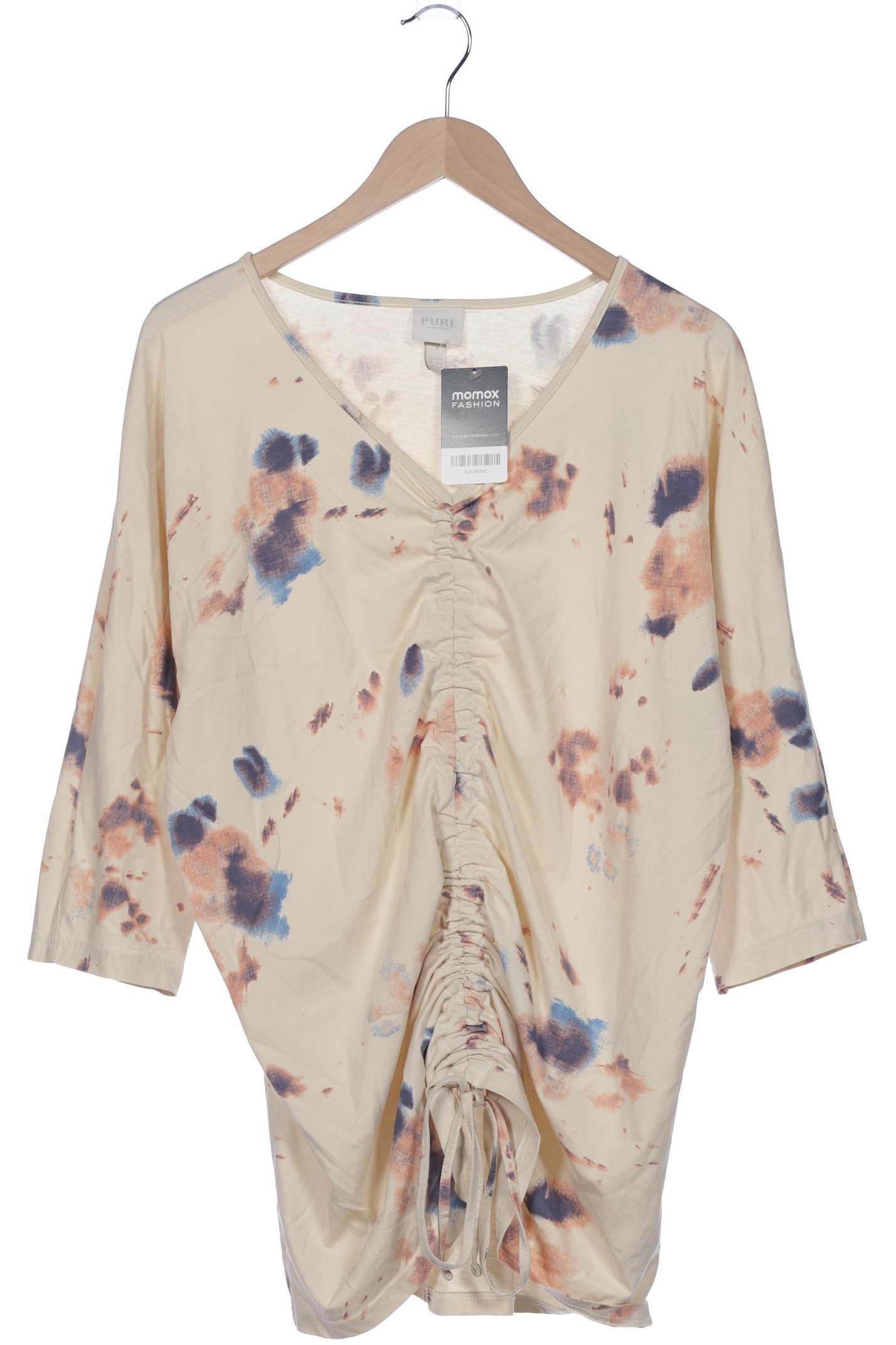 

Pure by Ulla Popken Damen Langarmshirt, beige, Gr. 46