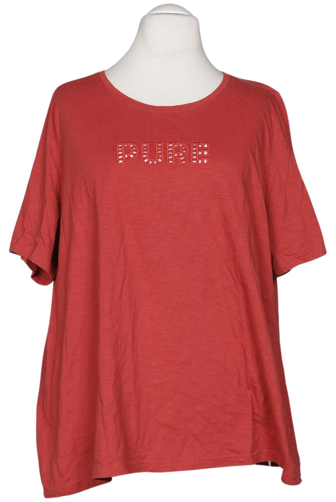 

Pure by Ulla Popken Damen T-Shirt, rot, Gr. 54