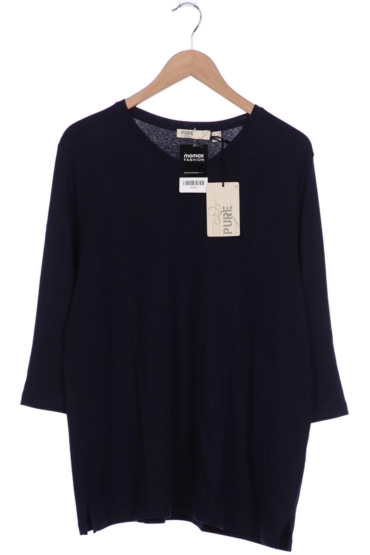 

Pure by Ulla Popken Damen Langarmshirt, marineblau, Gr. 48
