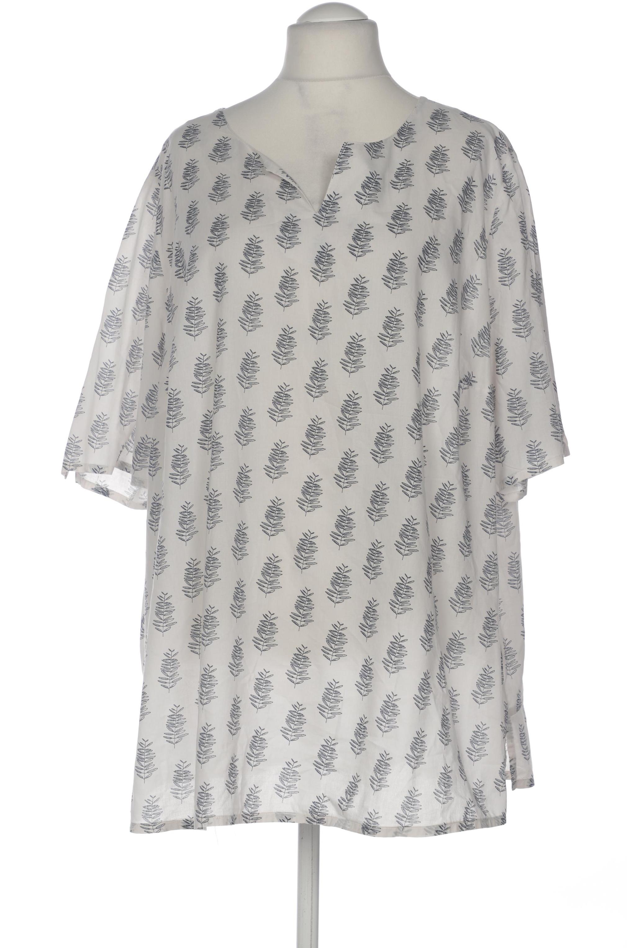 

Pure by Ulla Popken Damen Bluse, weiß, Gr. 54
