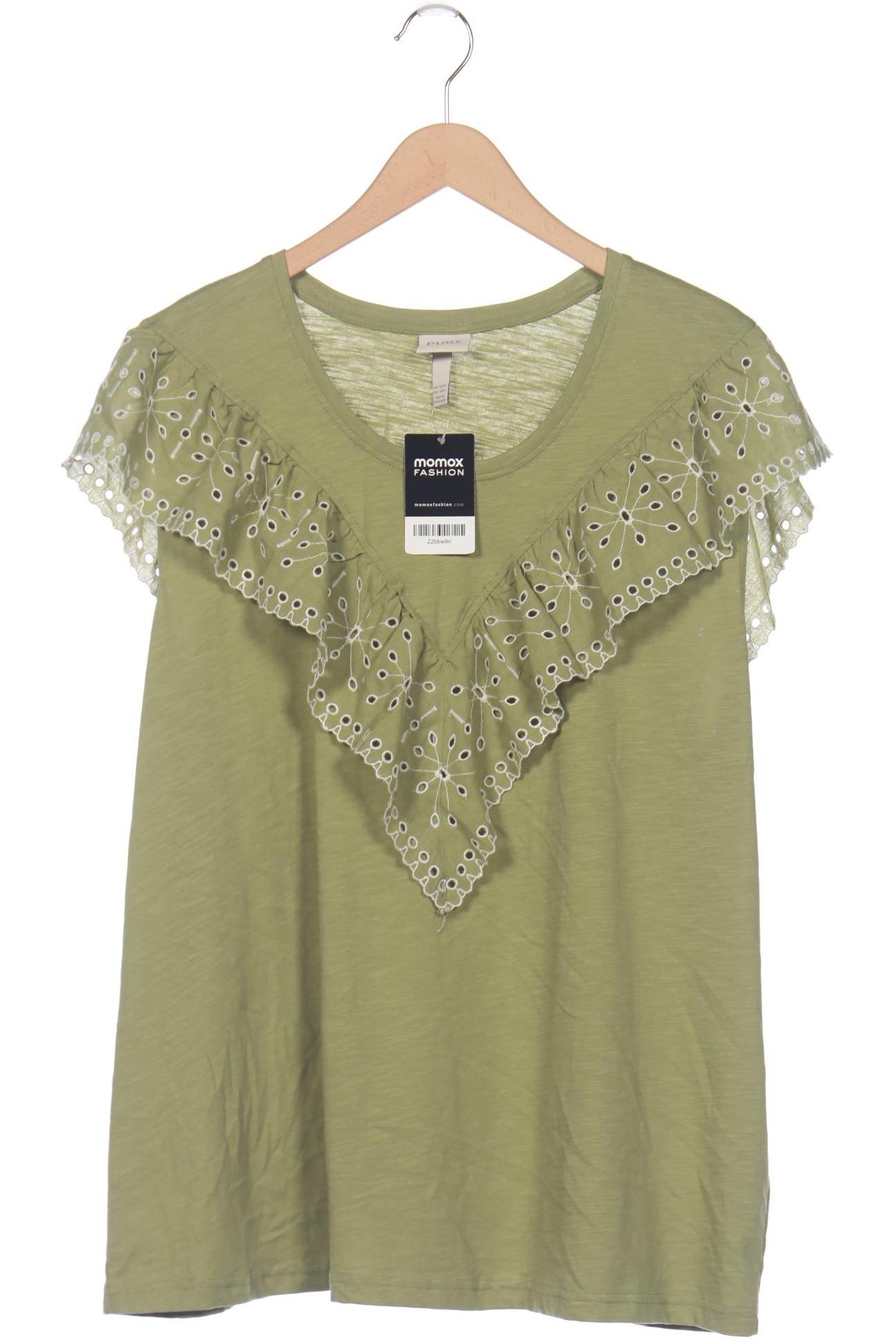 

Pure by Ulla Popken Damen T-Shirt, hellgrün, Gr. 50