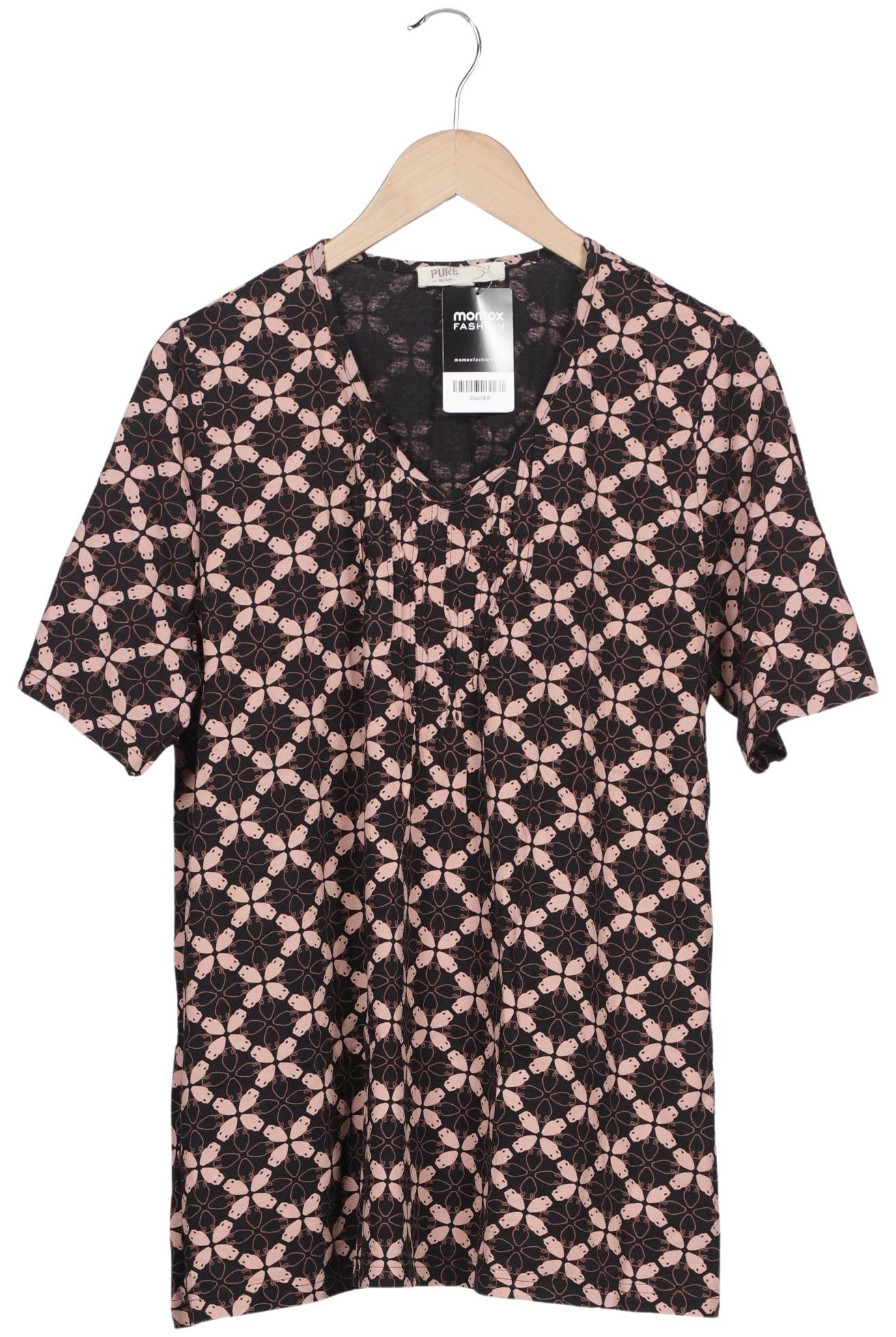 

Pure by Ulla Popken Damen T-Shirt, schwarz, Gr. 46