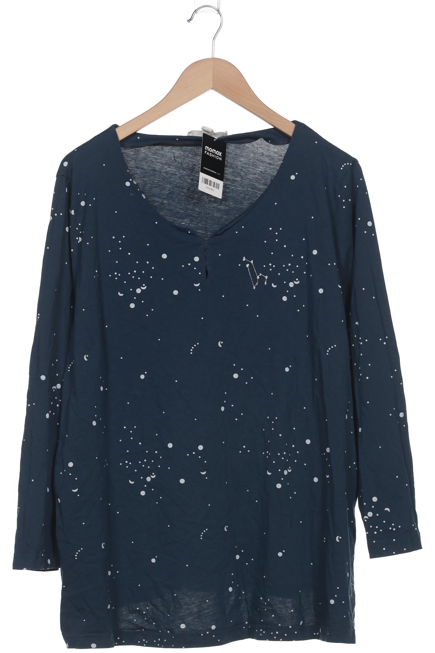 

Pure by Ulla Popken Damen Langarmshirt, marineblau, Gr. 50