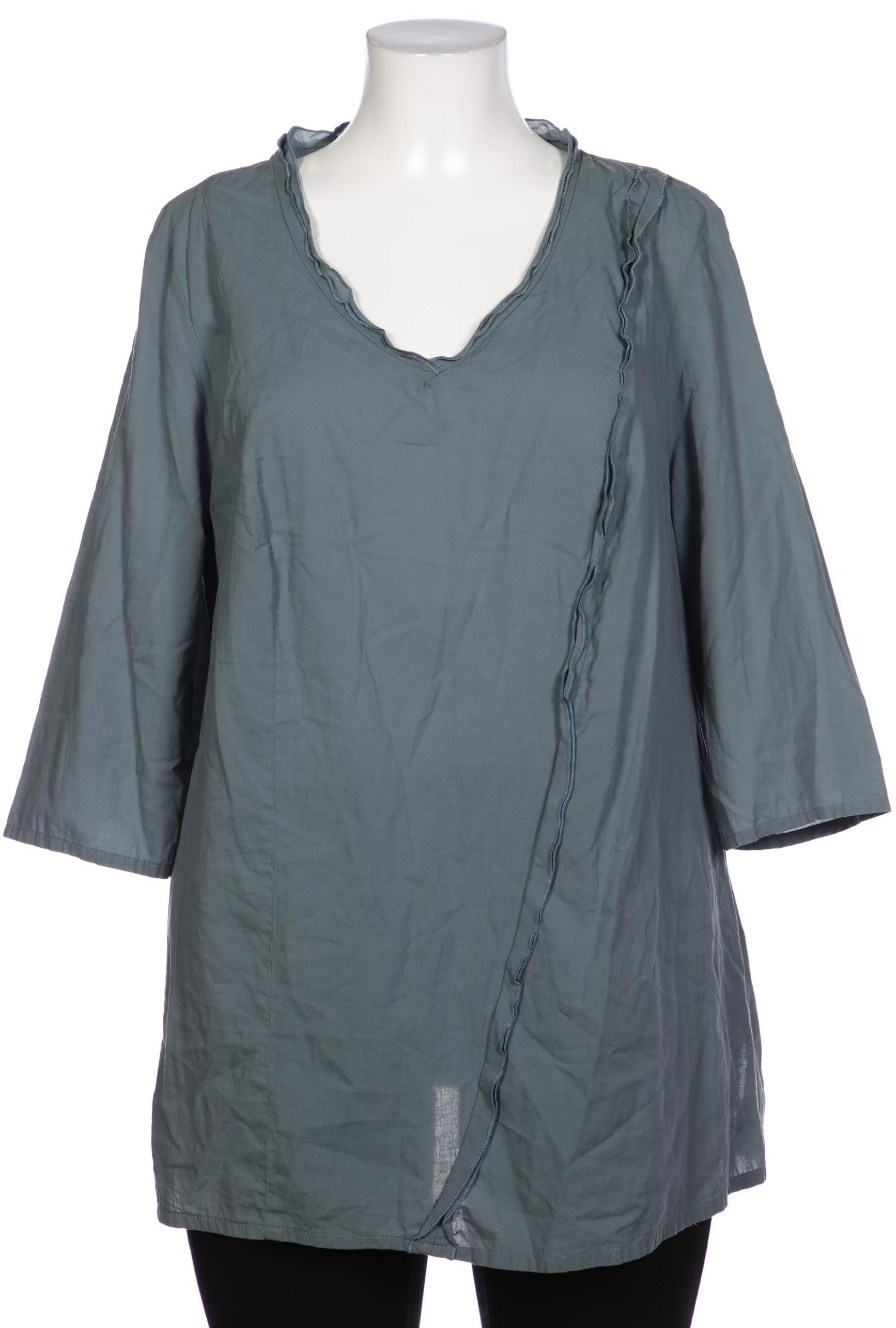 

Pure by Ulla Popken Damen Bluse, türkis, Gr. 46